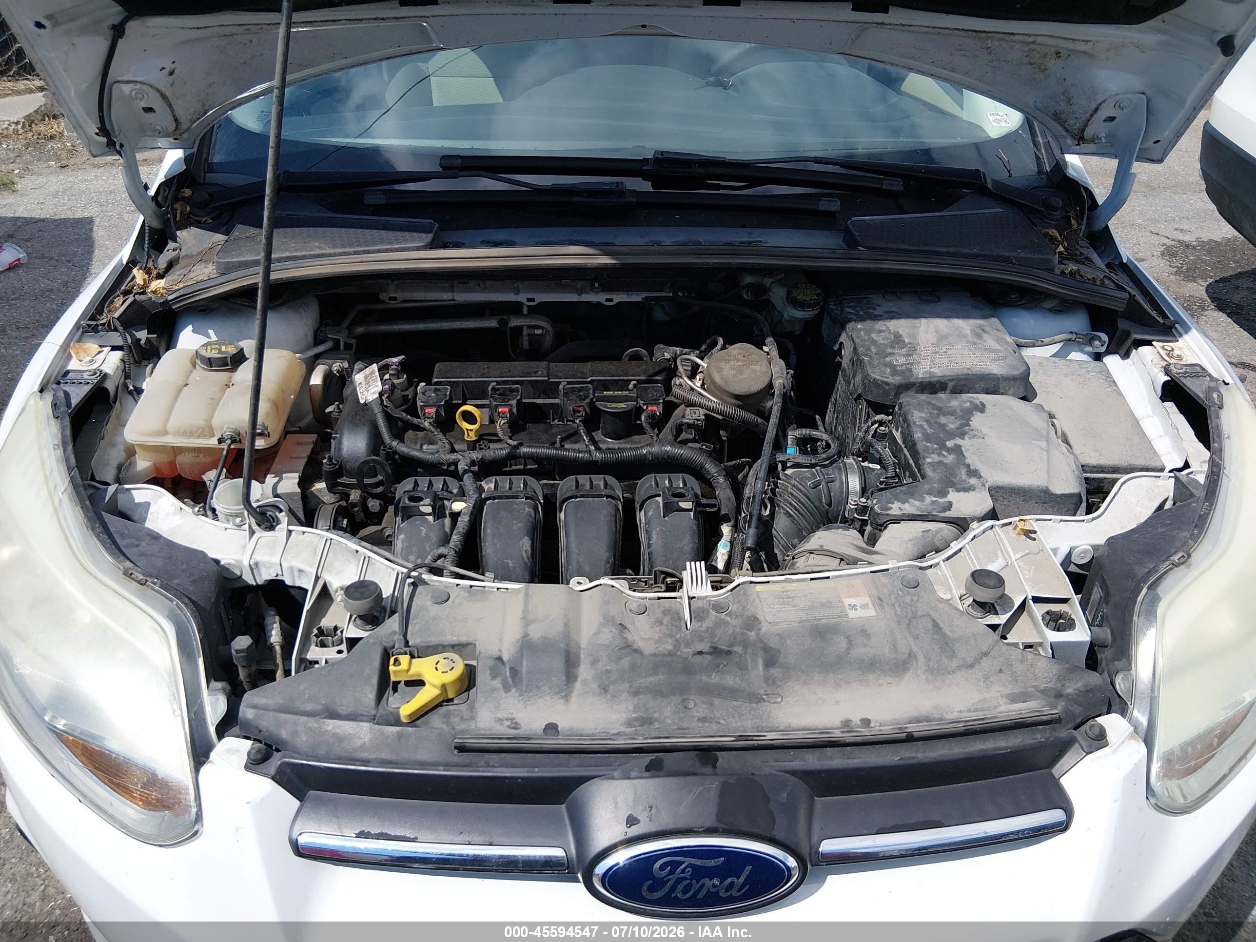 2014 Ford Focus Se Белый vin: 1FADP3K28EL197122