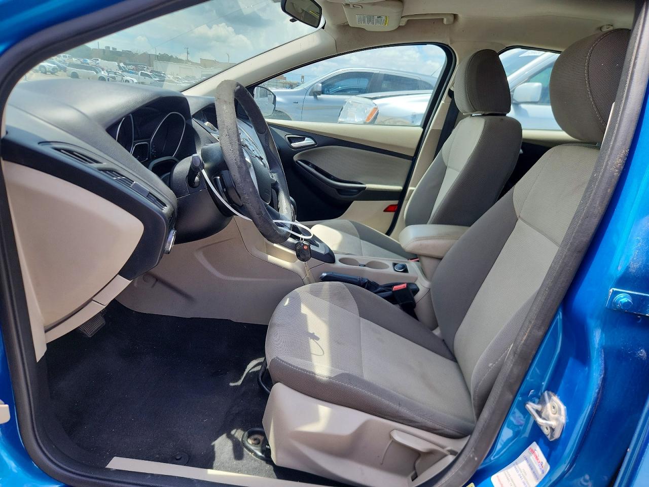 2014 Ford Focus Se Blue vin: 1FADP3K28EL207969