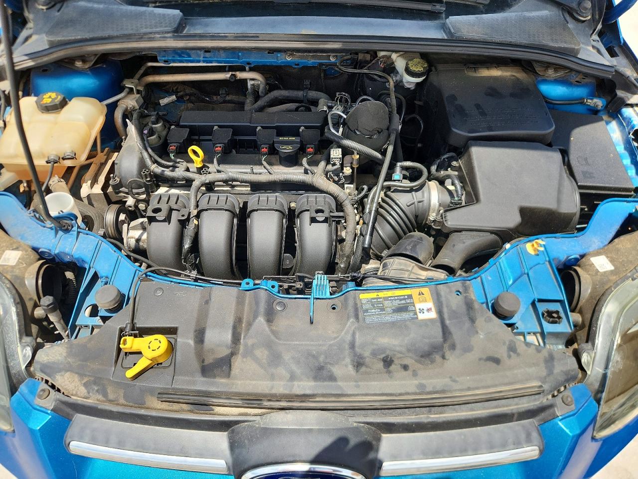 2014 Ford Focus Se Blue vin: 1FADP3K28EL207969