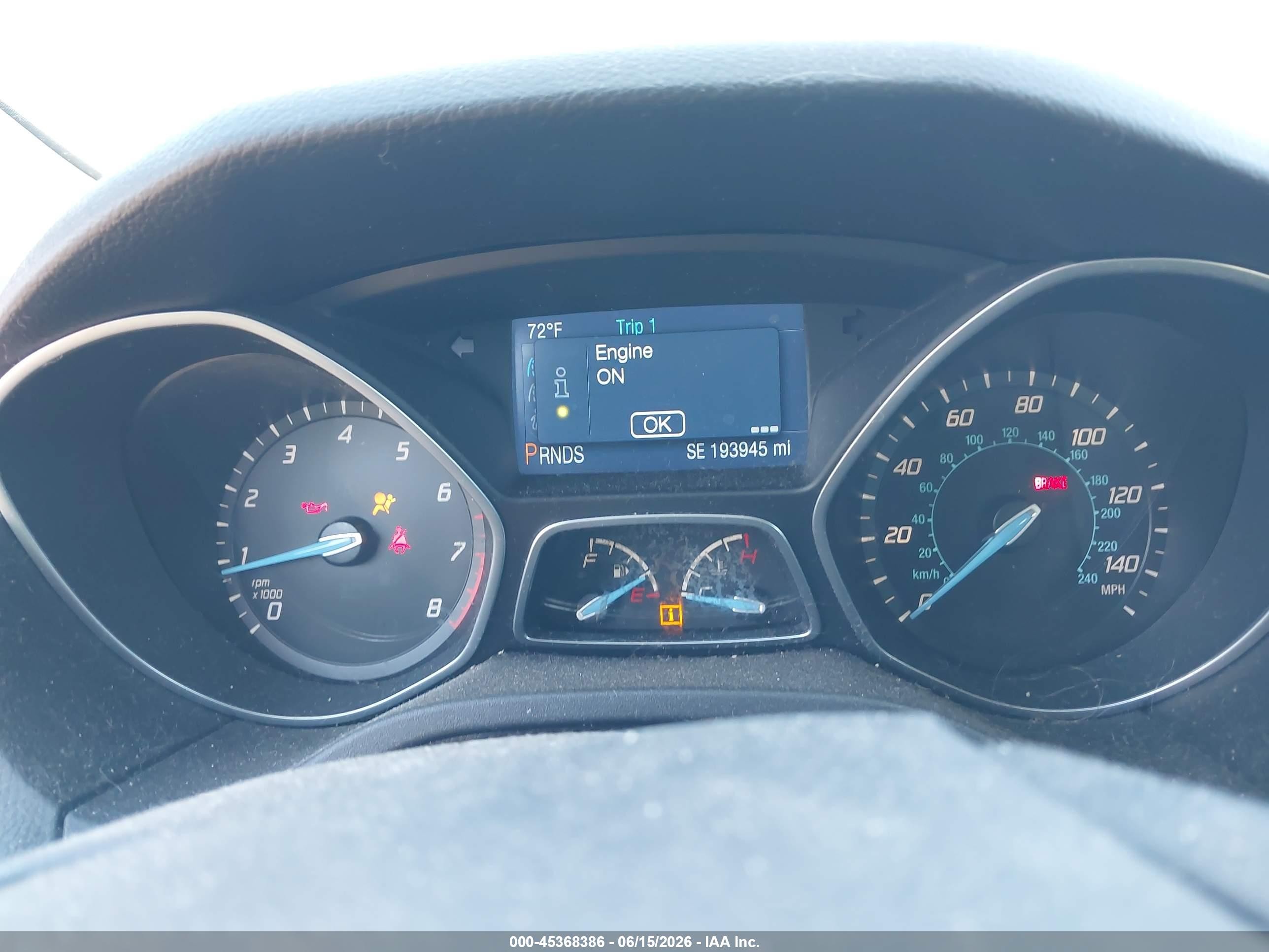 2014 Ford Focus Se Red vin: 1FADP3K28EL209379