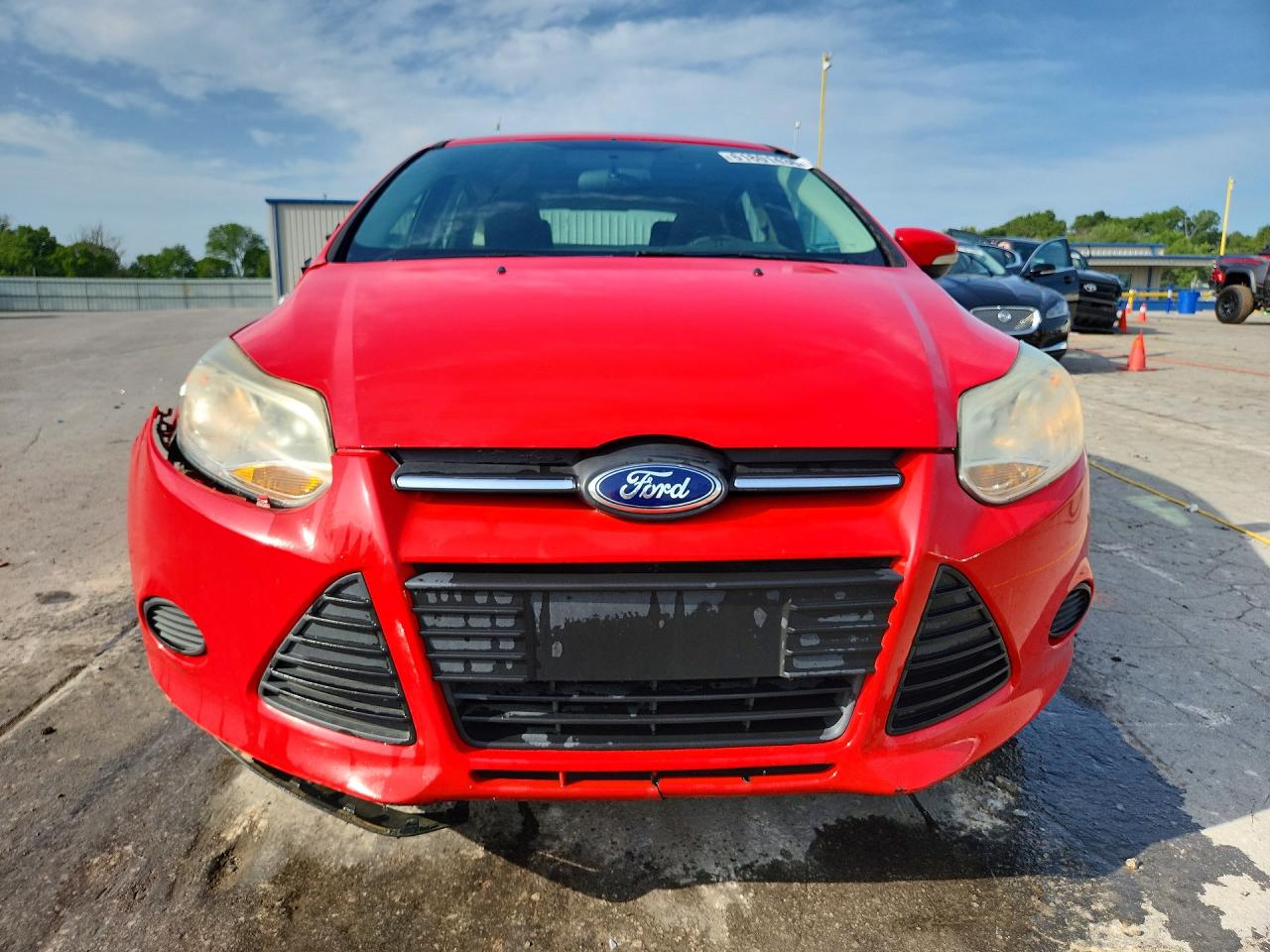 2014 Ford Focus Se Red vin: 1FADP3K28EL243340