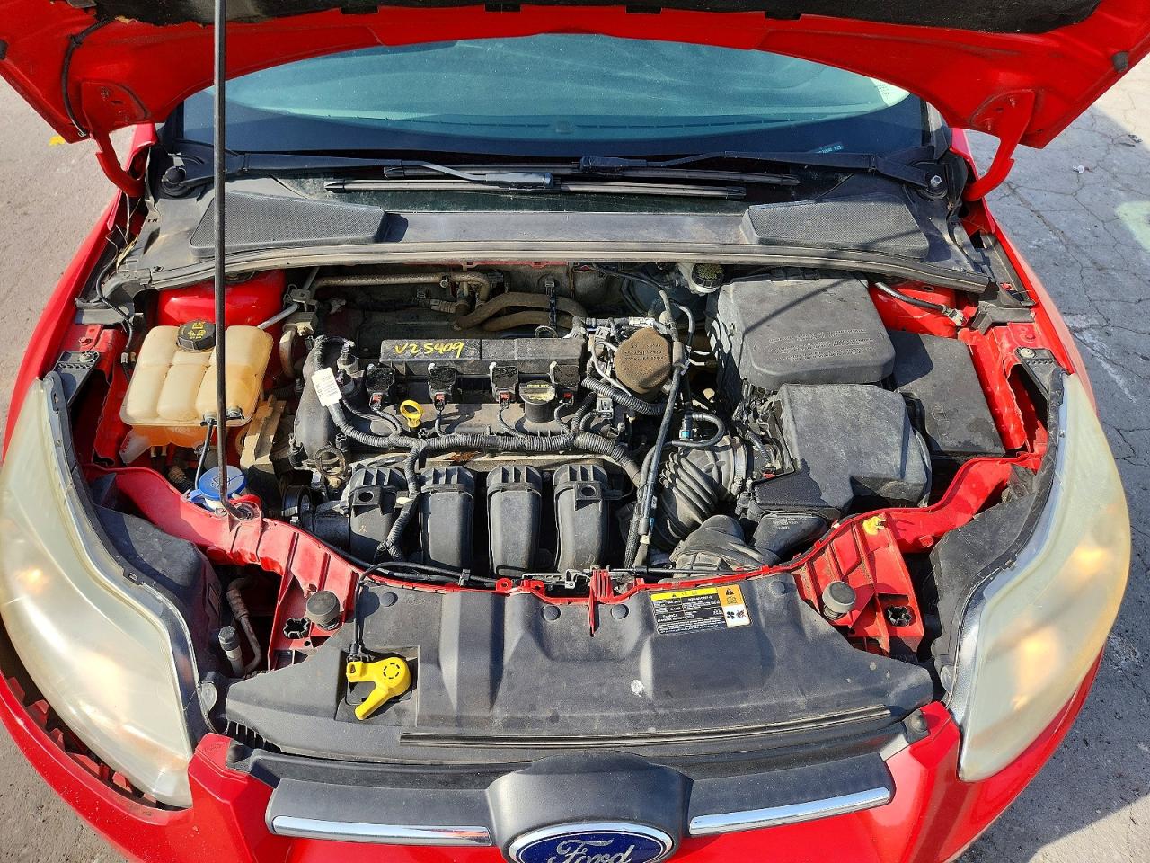 2014 Ford Focus Se Red vin: 1FADP3K28EL243340