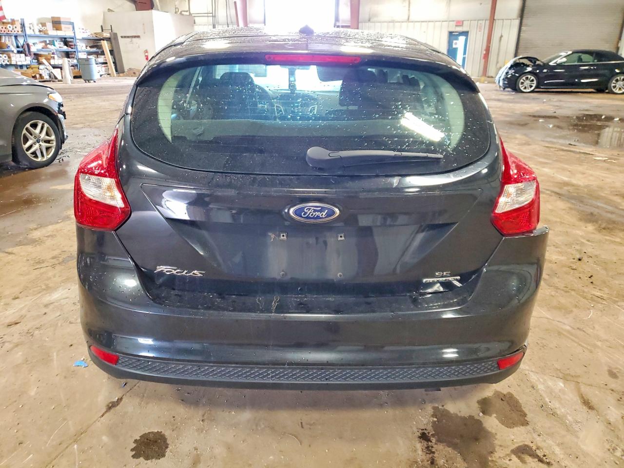 2014 Ford Focus Se Black vin: 1FADP3K28EL253530