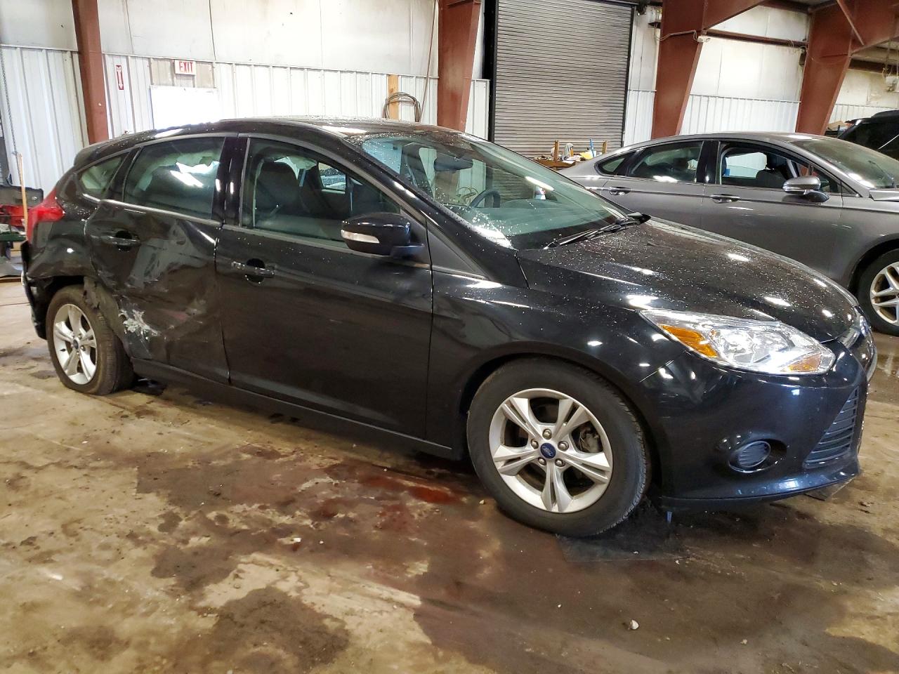 2014 Ford Focus Se Black vin: 1FADP3K28EL253530