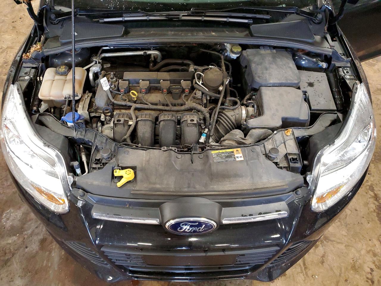 2014 Ford Focus Se Black vin: 1FADP3K28EL253530