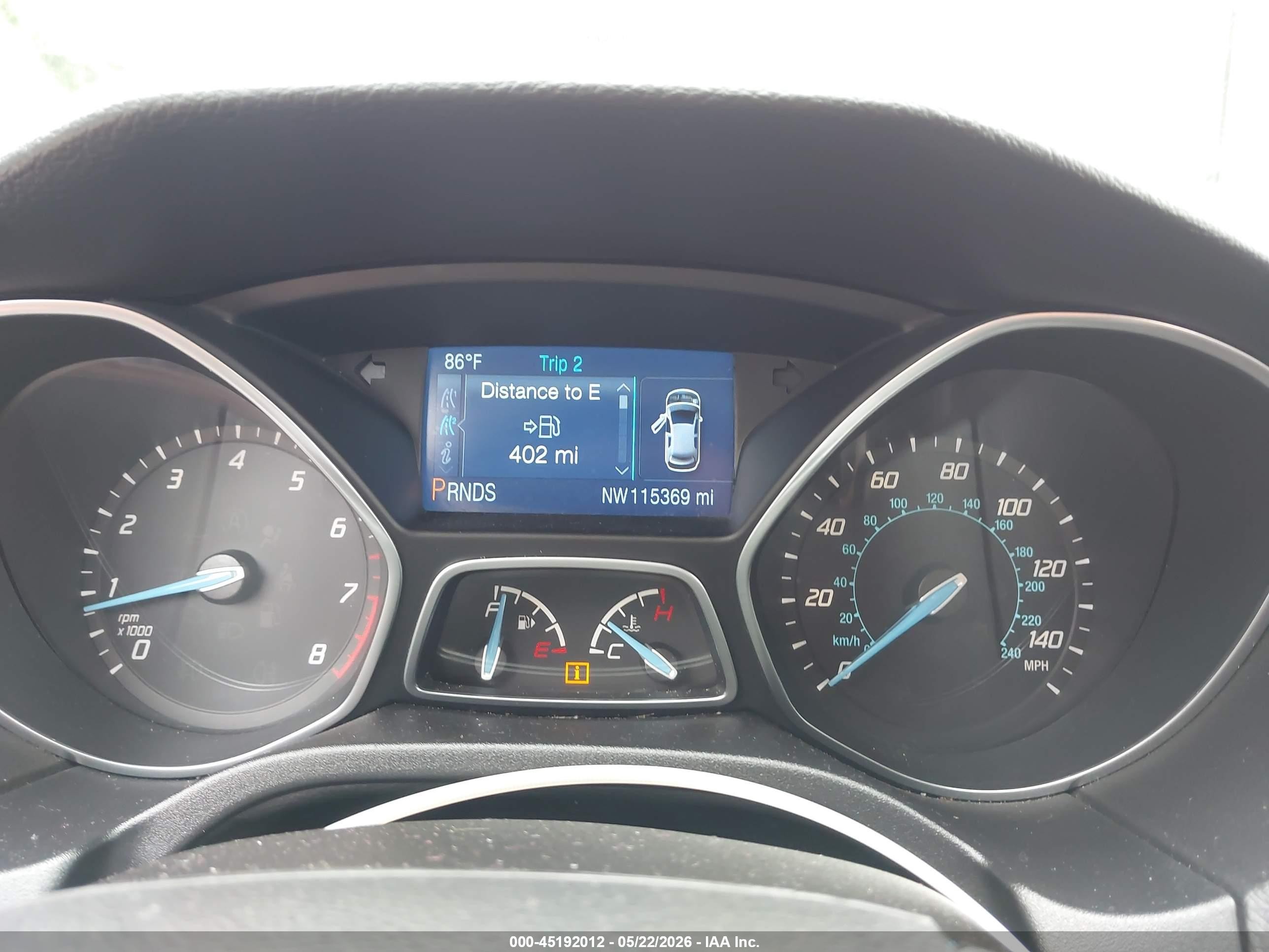 2014 Ford Focus Se Red vin: 1FADP3K28EL269128