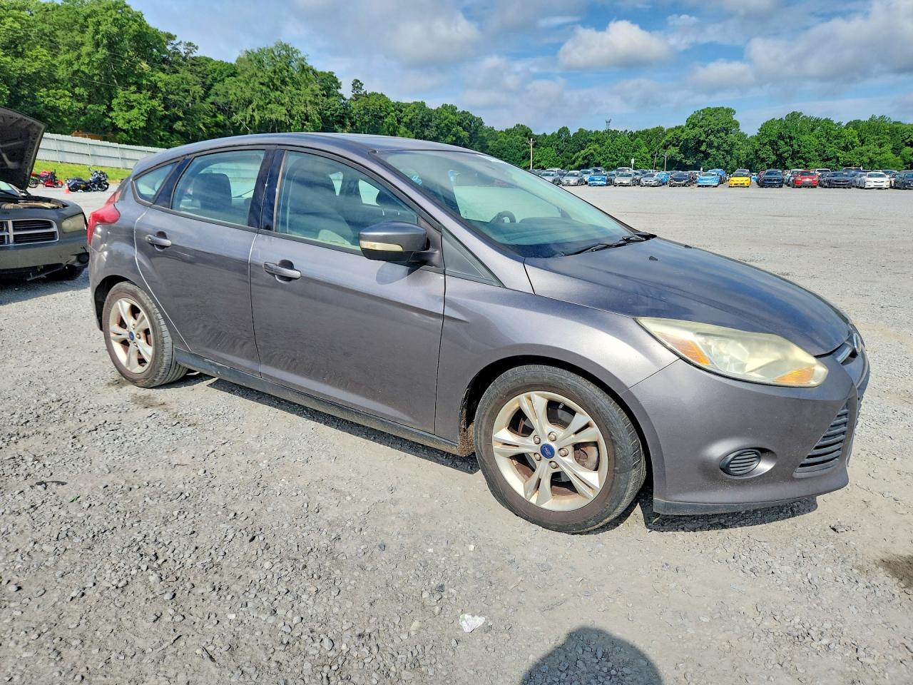 2014 Ford Focus Se Gray vin: 1FADP3K28EL274703