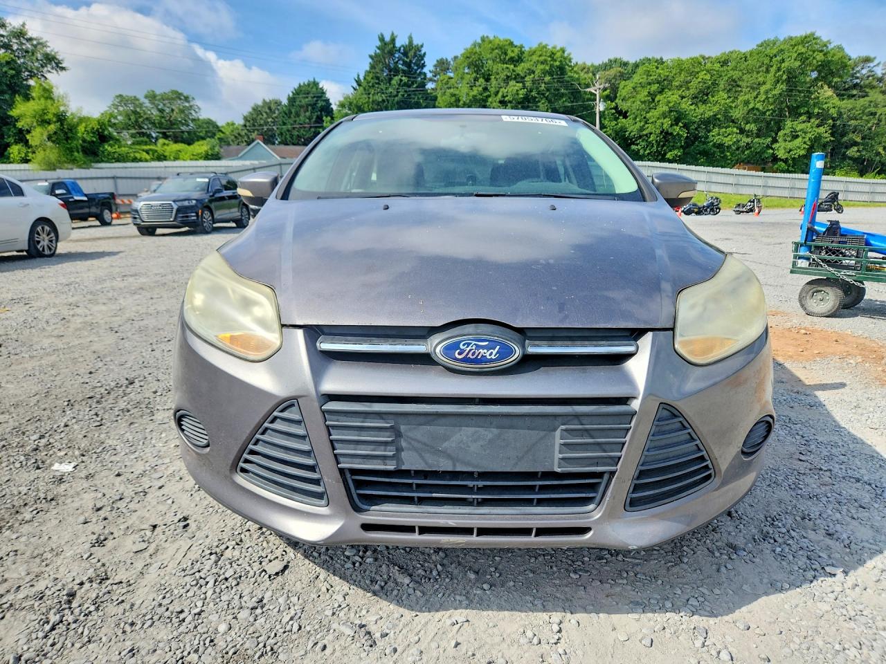 2014 Ford Focus Se Gray vin: 1FADP3K28EL274703