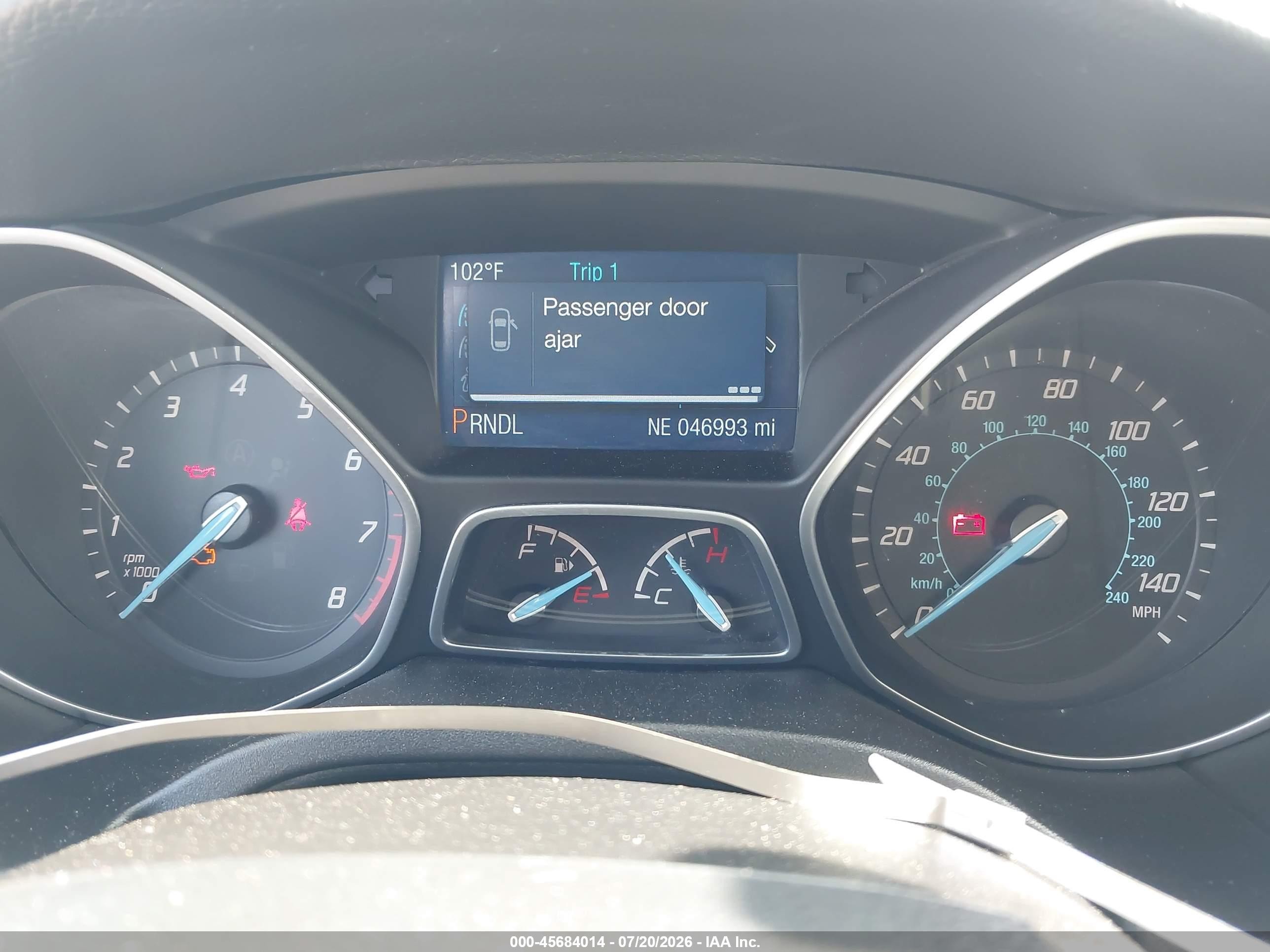 2014 Ford Focus Se Gray vin: 1FADP3K28EL299732