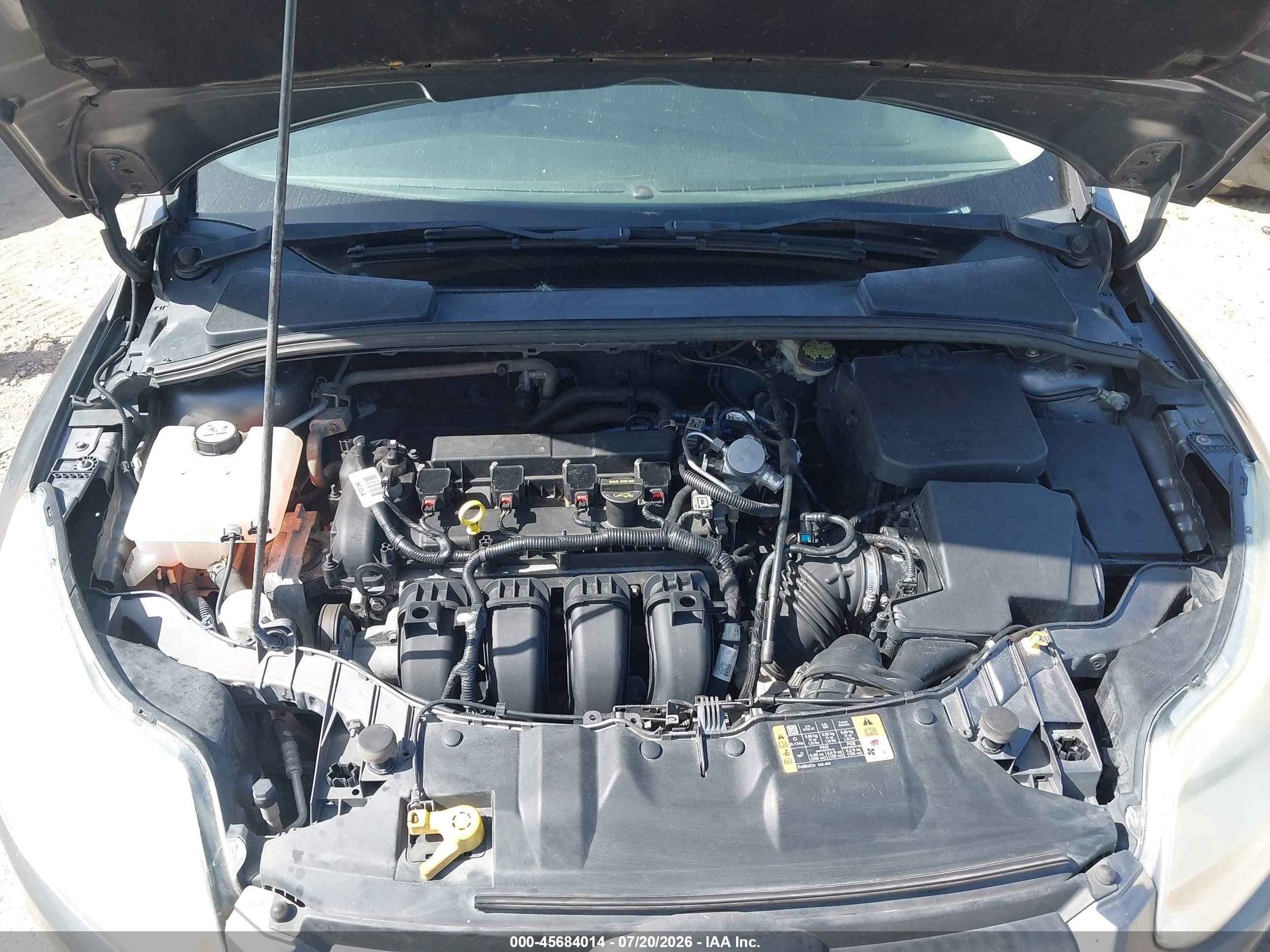 2014 Ford Focus Se Gray vin: 1FADP3K28EL299732
