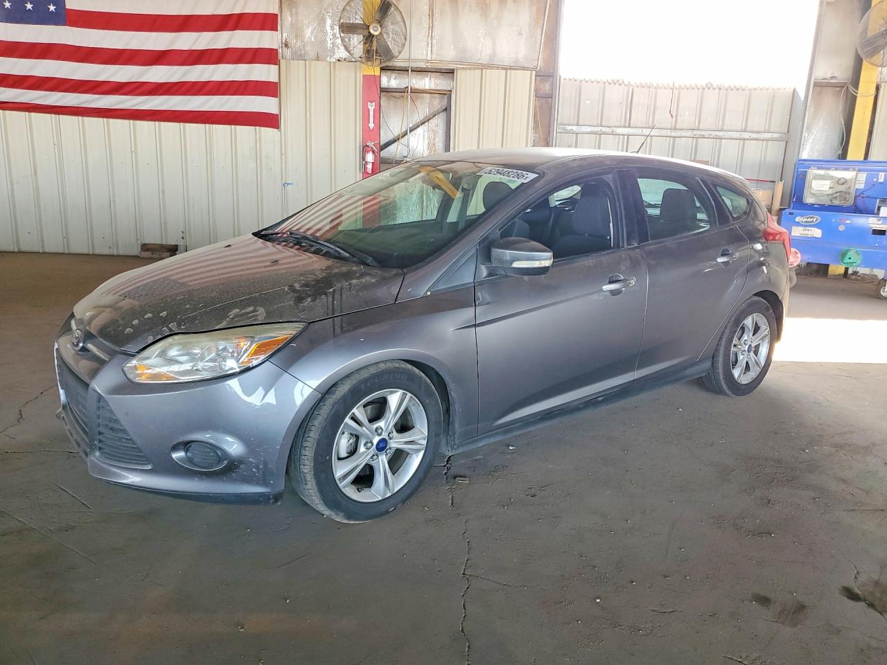 2014 Ford Focus Se Gray vin: 1FADP3K28EL300524