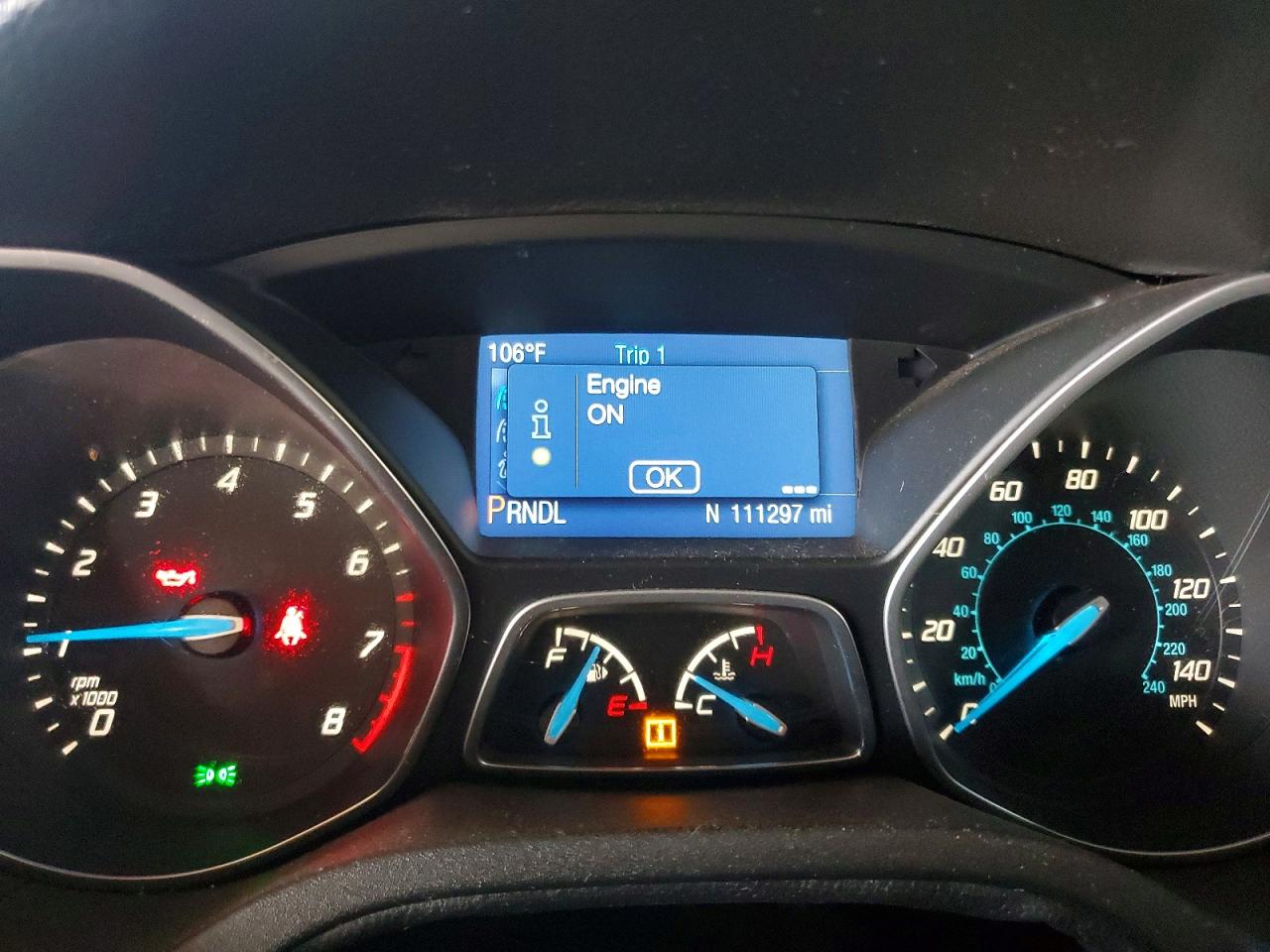 2014 Ford Focus Se Gray vin: 1FADP3K28EL300524
