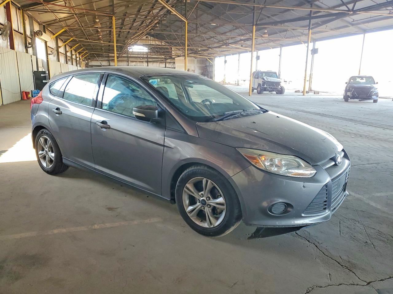 2014 Ford Focus Se Gray vin: 1FADP3K28EL300524