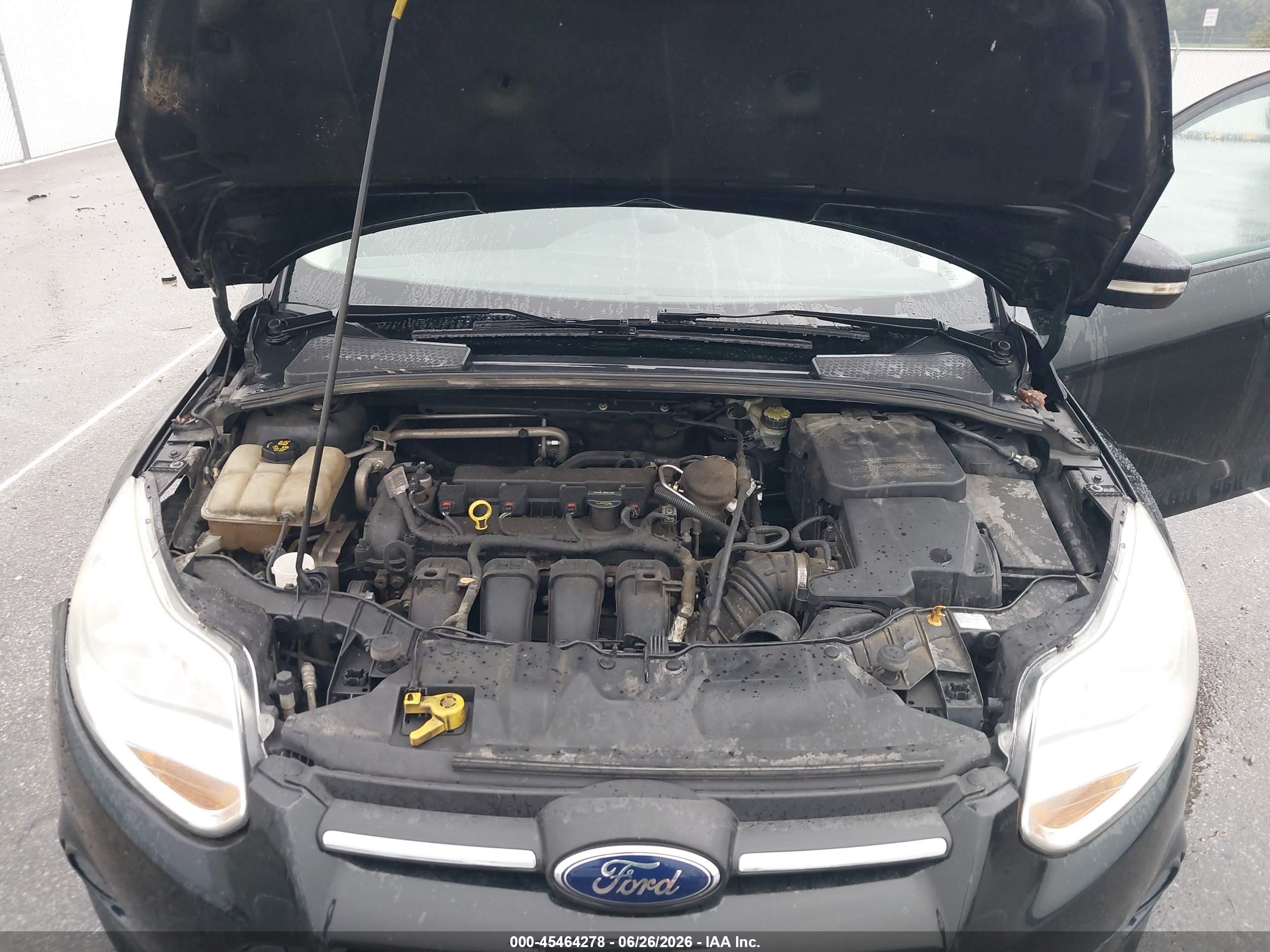 2014 Ford Focus Se Черный vin: 1FADP3K28EL312849