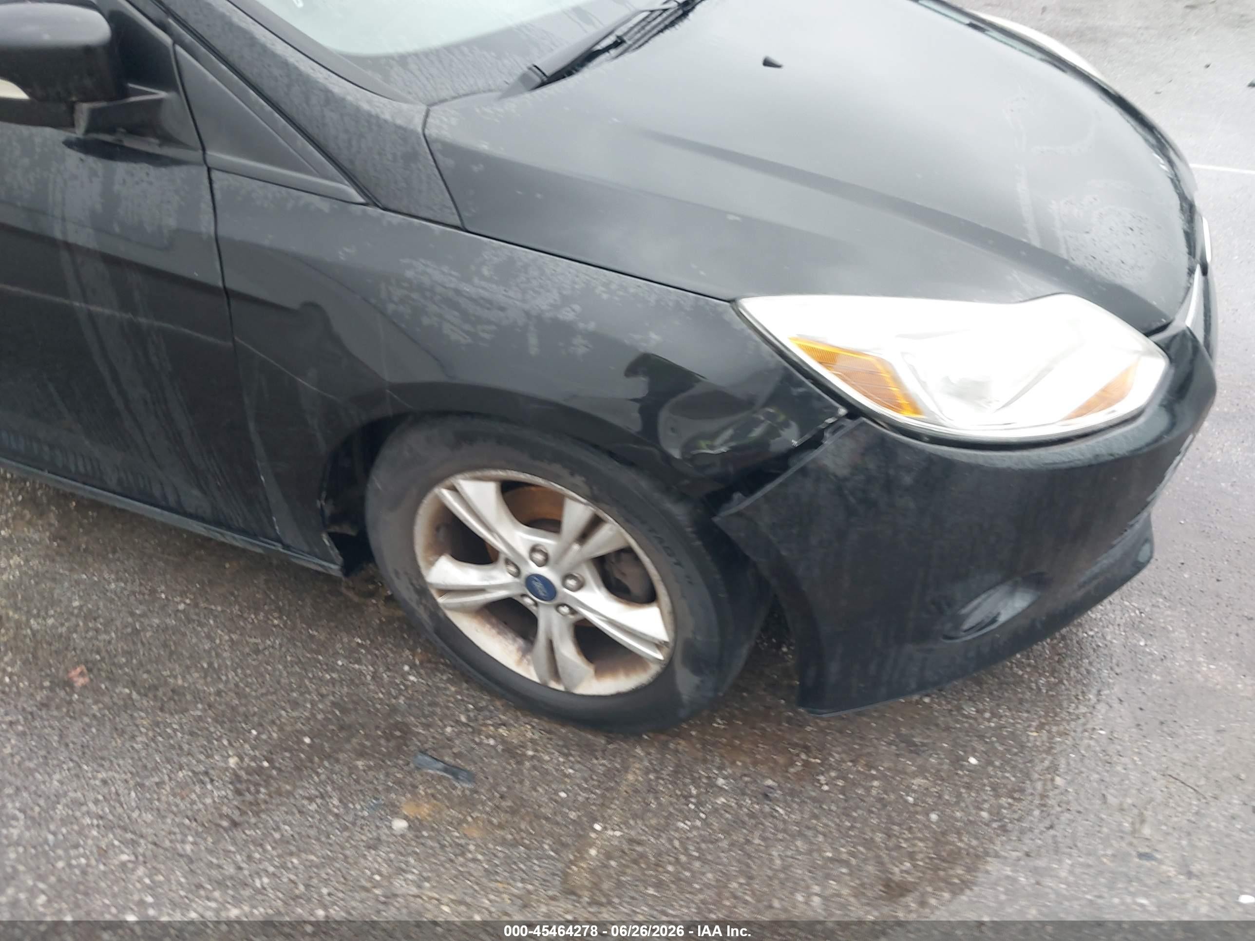 2014 Ford Focus Se Черный vin: 1FADP3K28EL312849