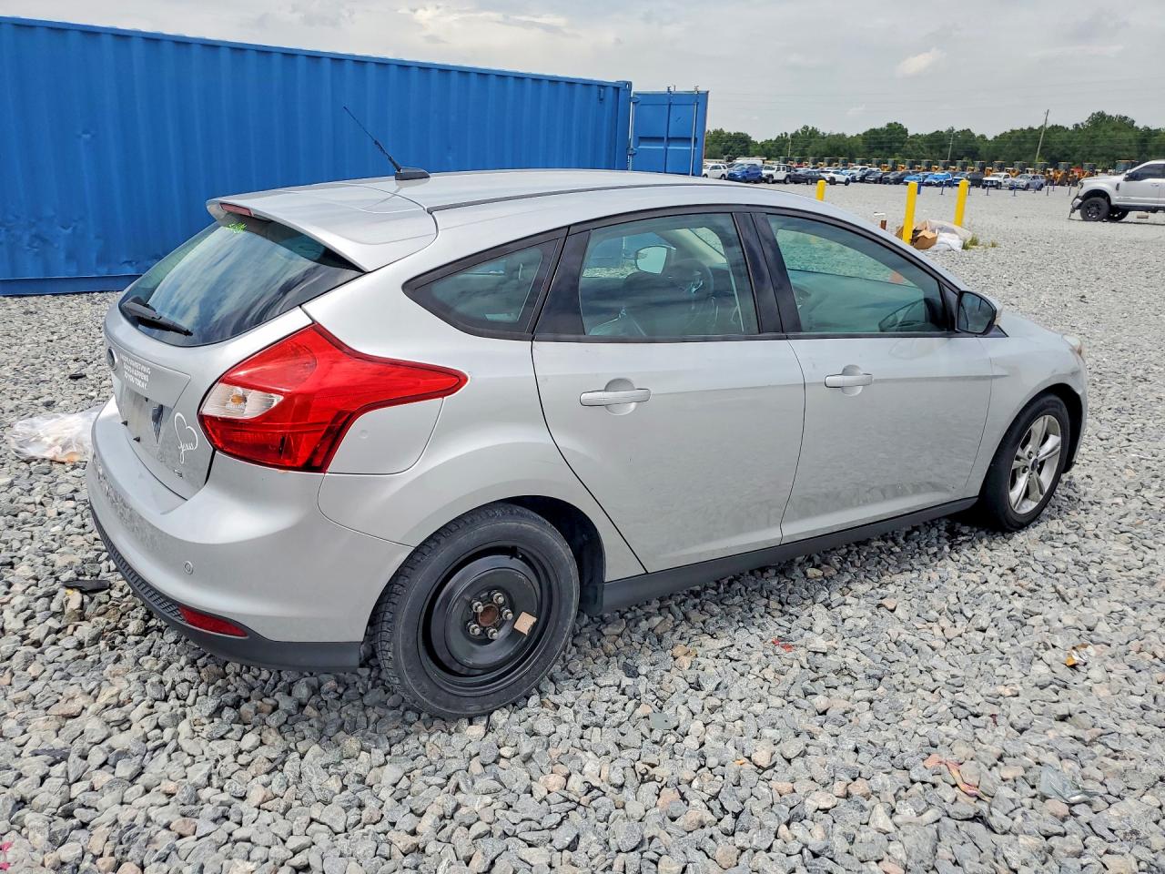 2014 Ford Focus Se Silver vin: 1FADP3K28EL315721
