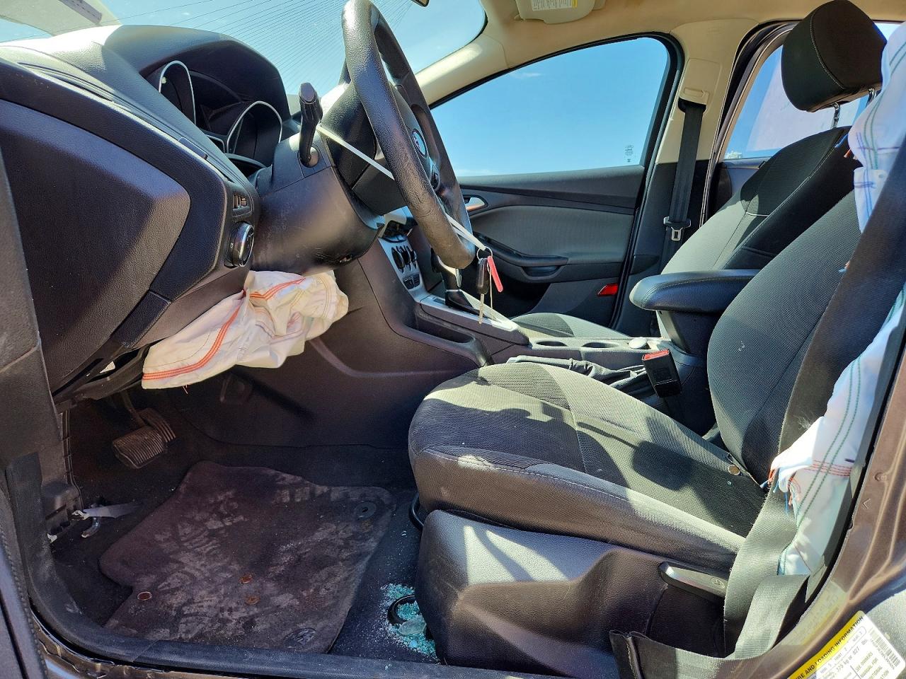 2014 Ford Focus Se Gray vin: 1FADP3K28EL355555