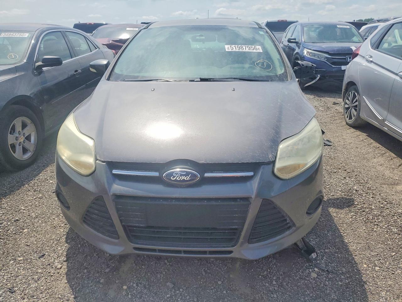 2014 Ford Focus Se Gray vin: 1FADP3K28EL355555