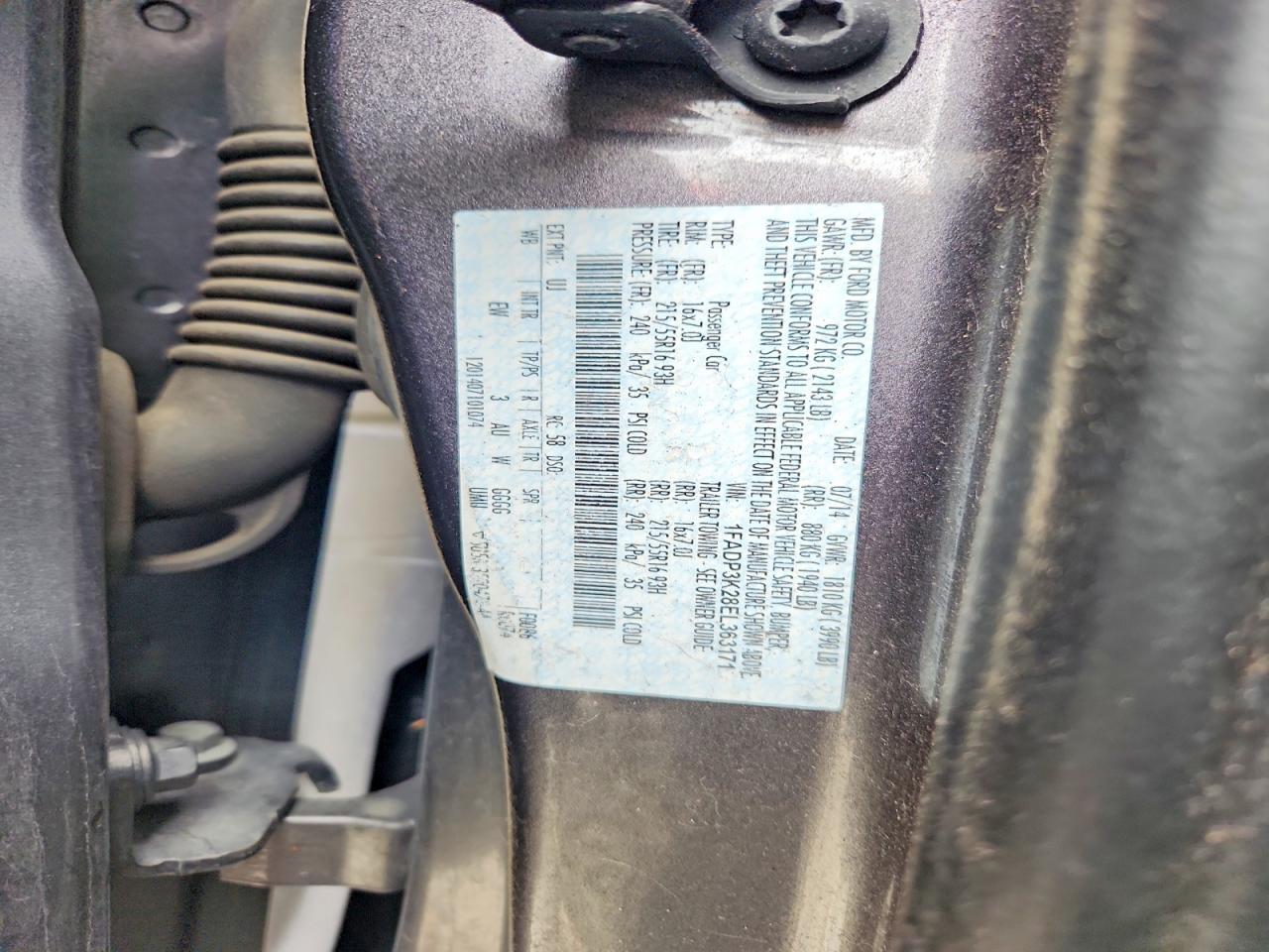 2014 Ford Focus Se Gray vin: 1FADP3K28EL363171