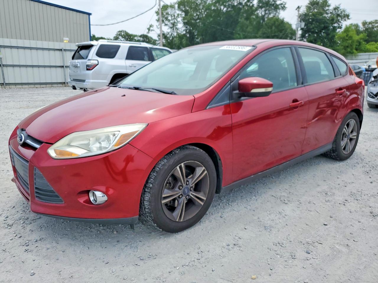 2014 Ford Focus Se Maroon vin: 1FADP3K28EL383498