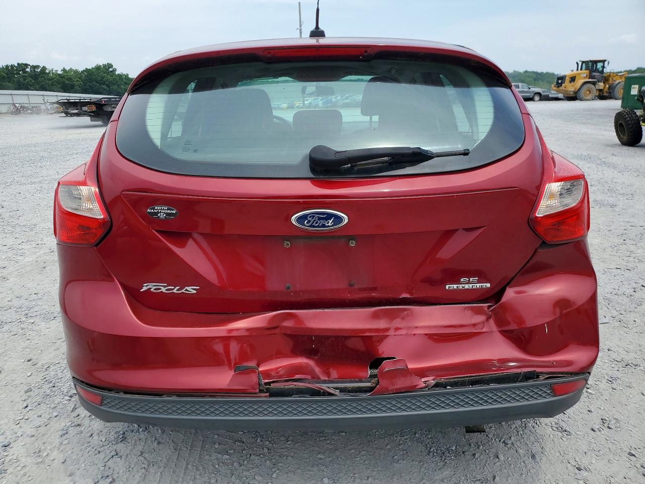 2014 Ford Focus Se Maroon vin: 1FADP3K28EL383498