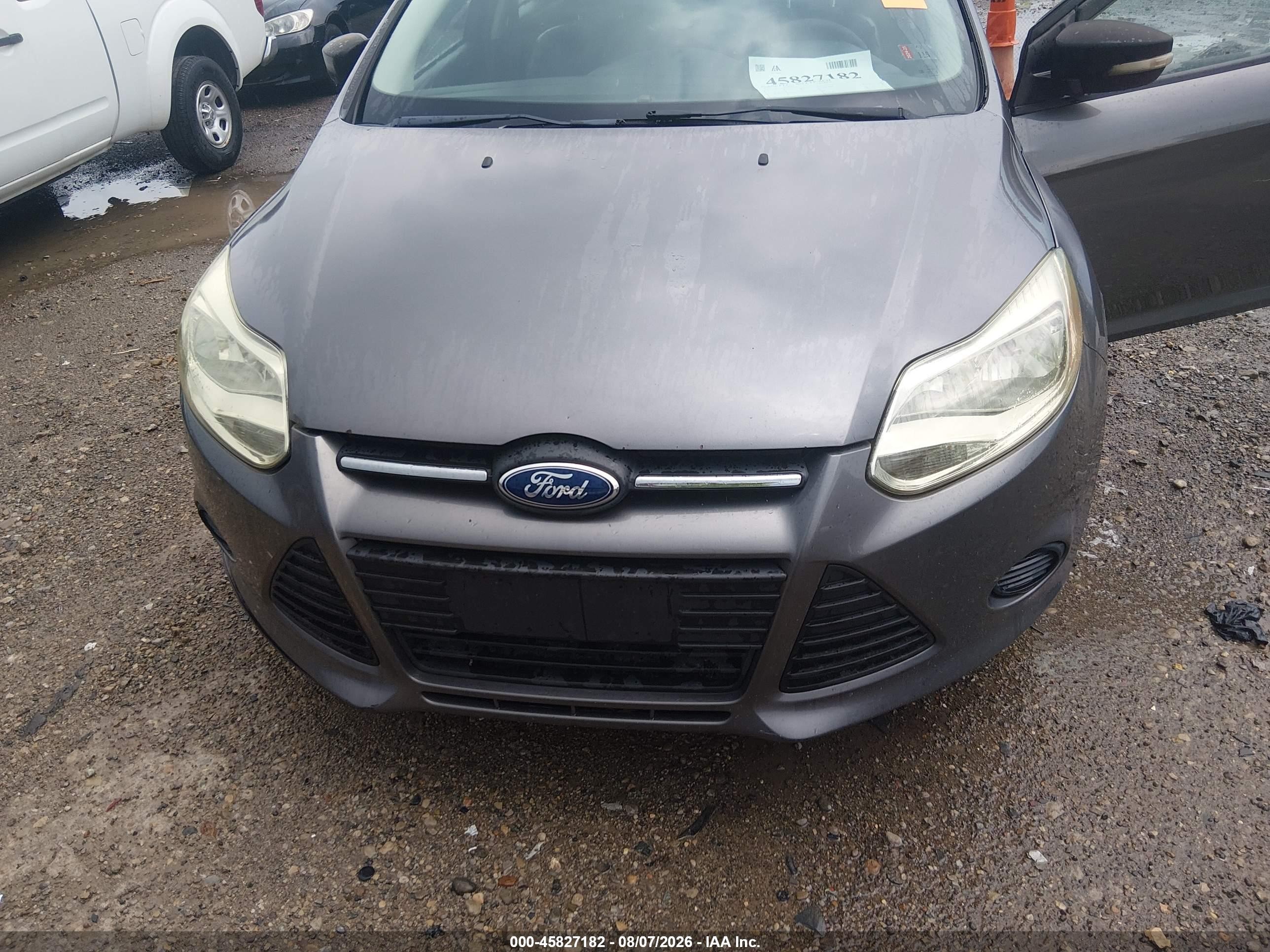 2014 Ford Focus Se Gray vin: 1FADP3K28EL392959