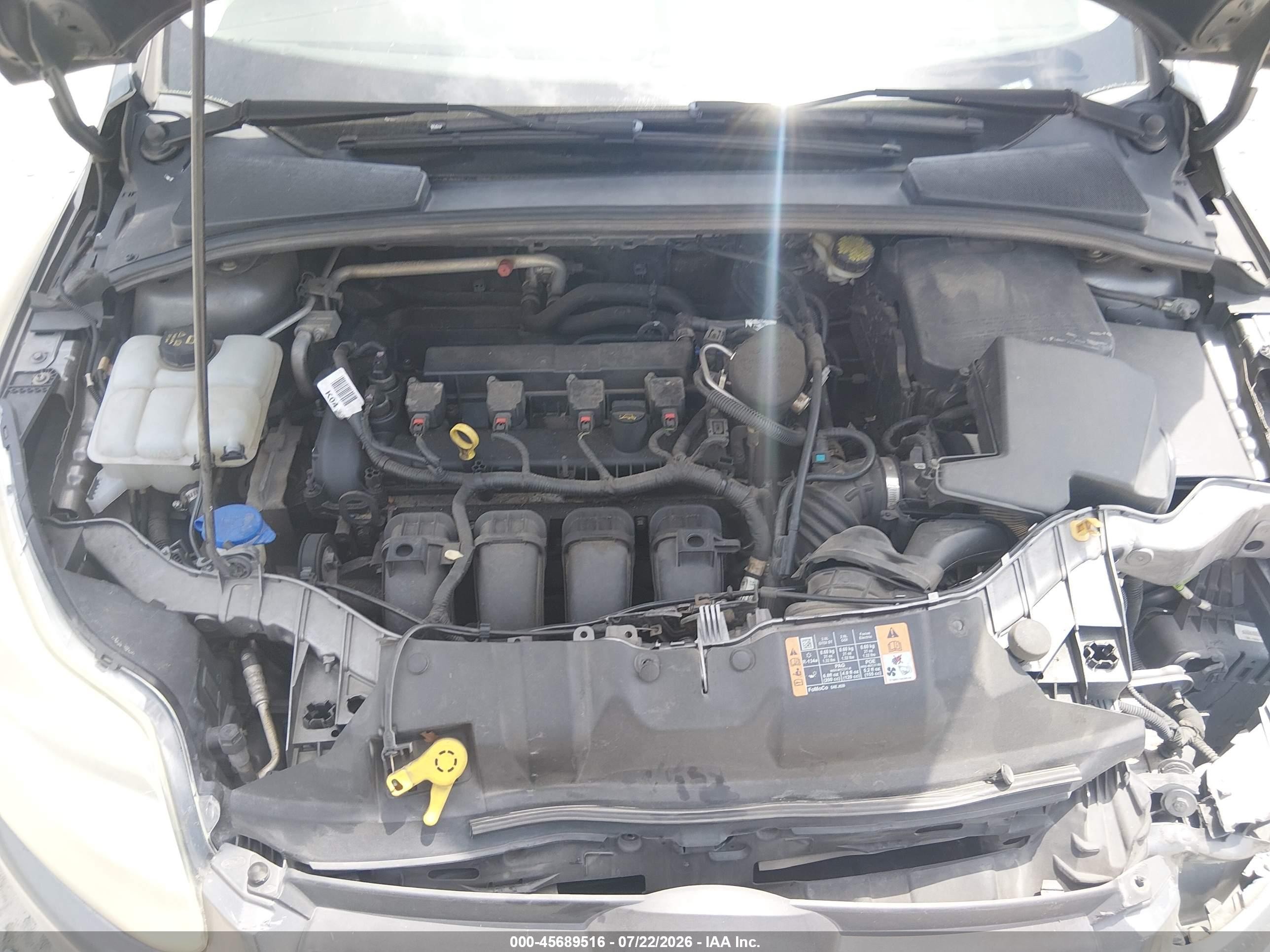 2014 Ford Focus Se Gray vin: 1FADP3K28EL427399