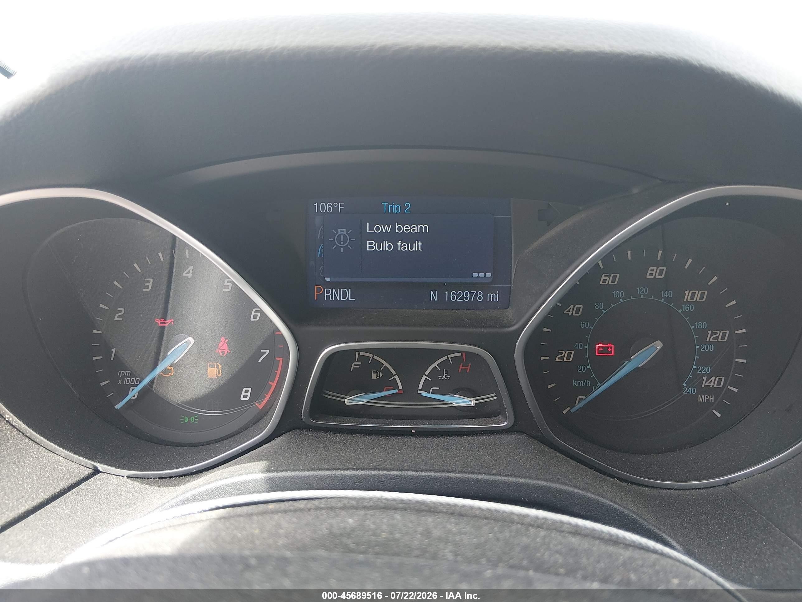 2014 Ford Focus Se Gray vin: 1FADP3K28EL427399