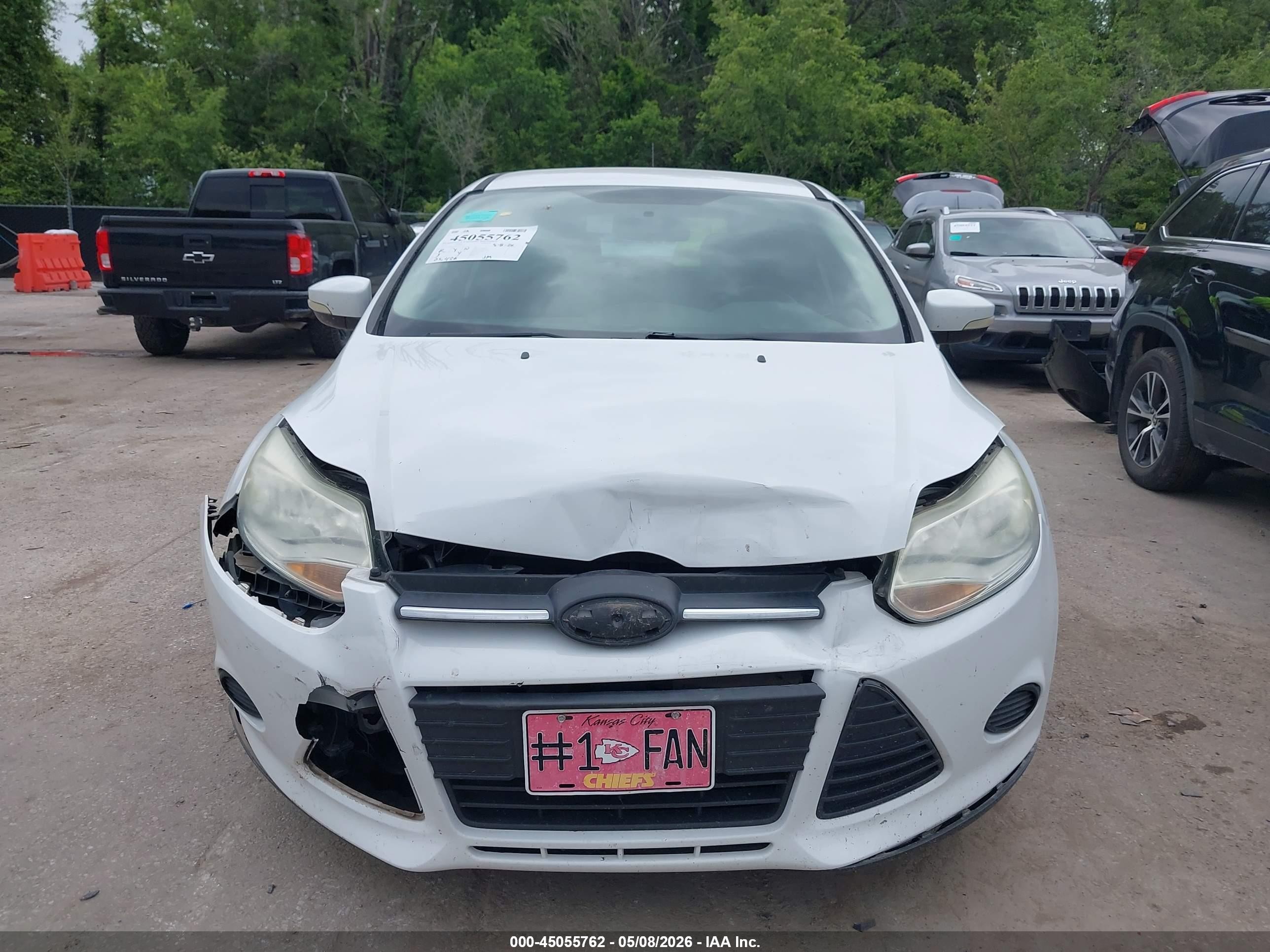 2014 Ford Focus Se White vin: 1FADP3K28EL432201
