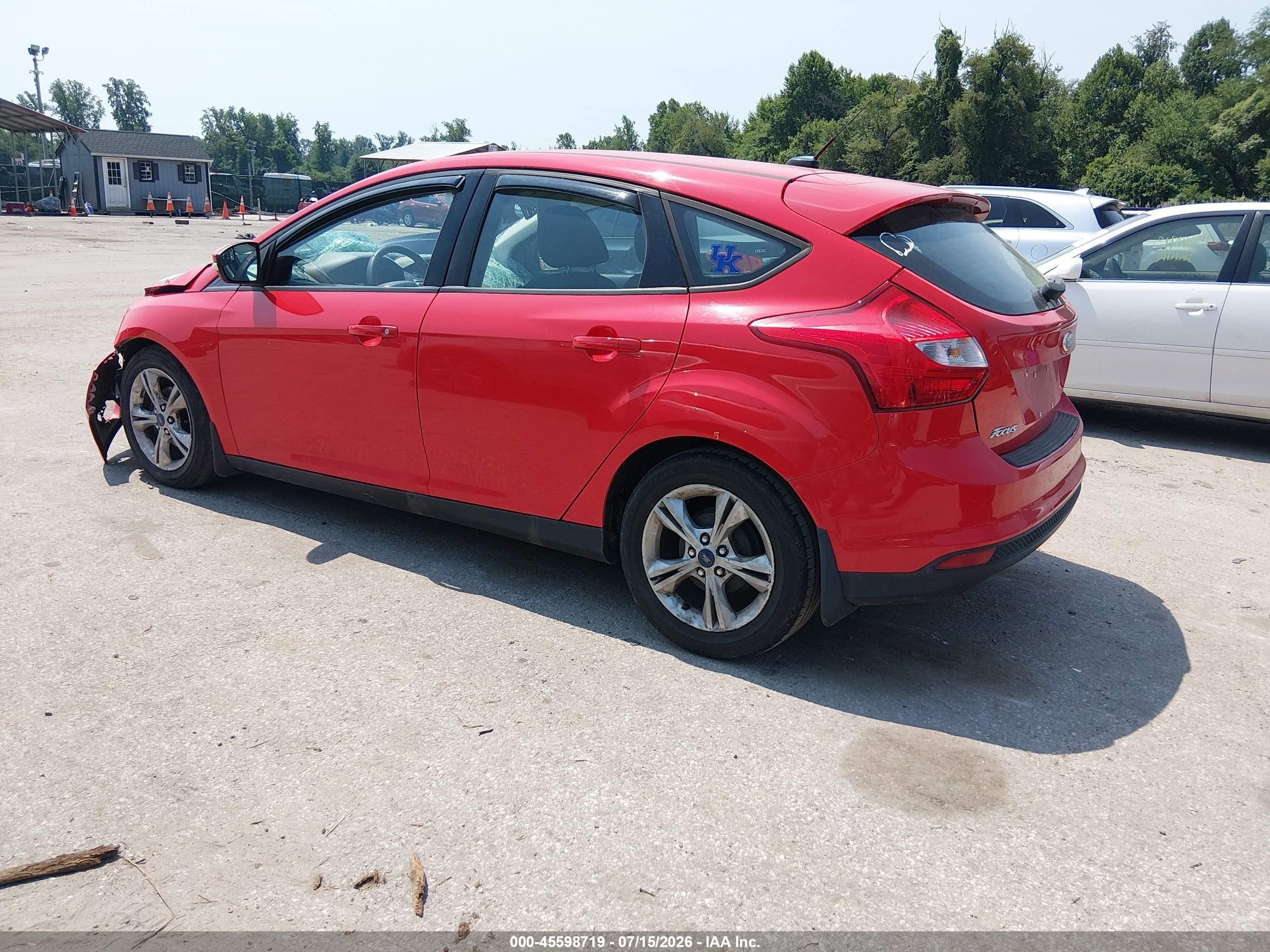 2014 Ford Focus Se Red vin: 1FADP3K28EL446809