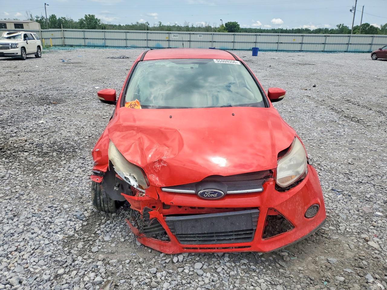 2014 Ford Focus Se Red vin: 1FADP3K28EL457860