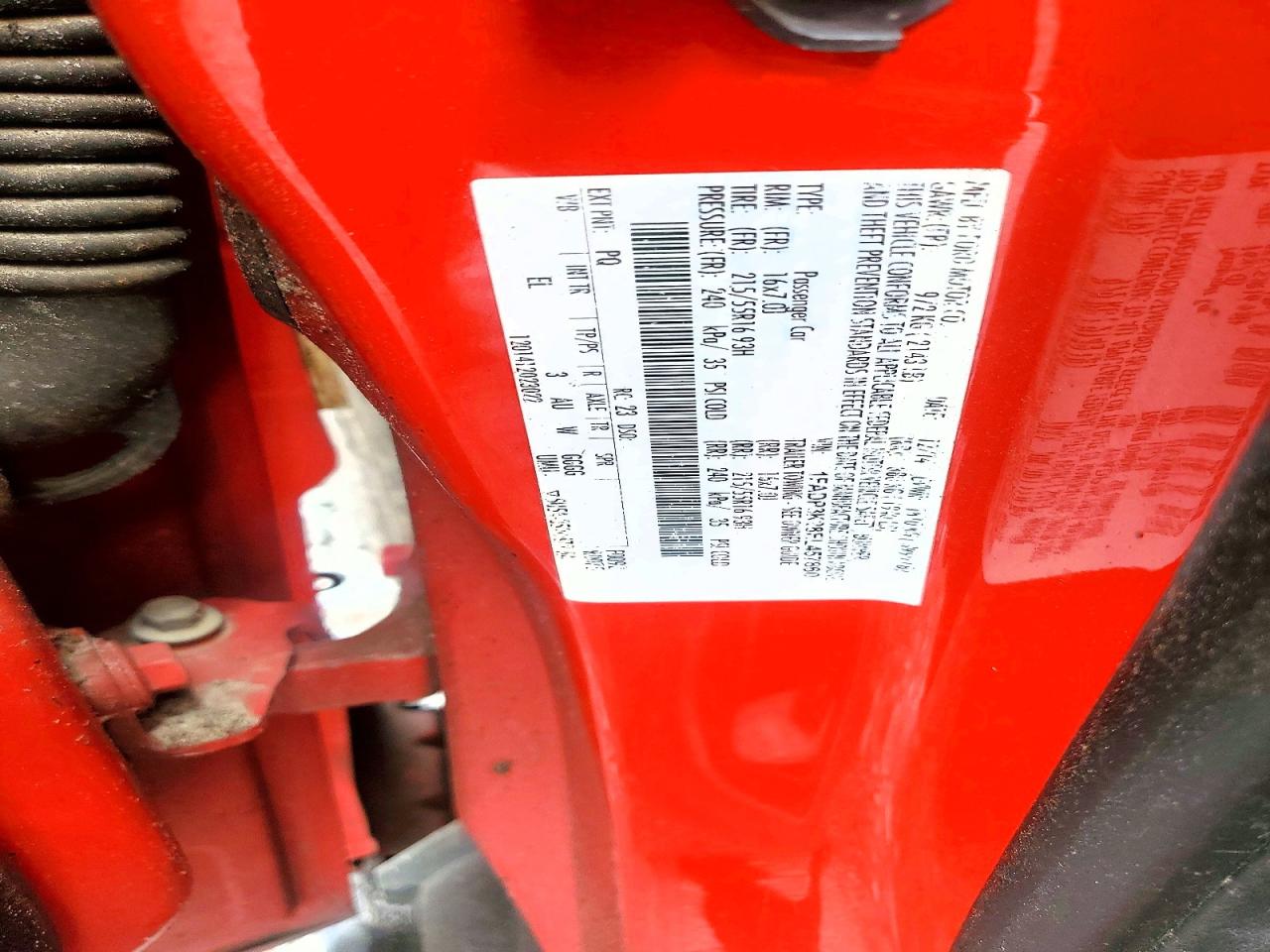 2014 Ford Focus Se Red vin: 1FADP3K28EL457860