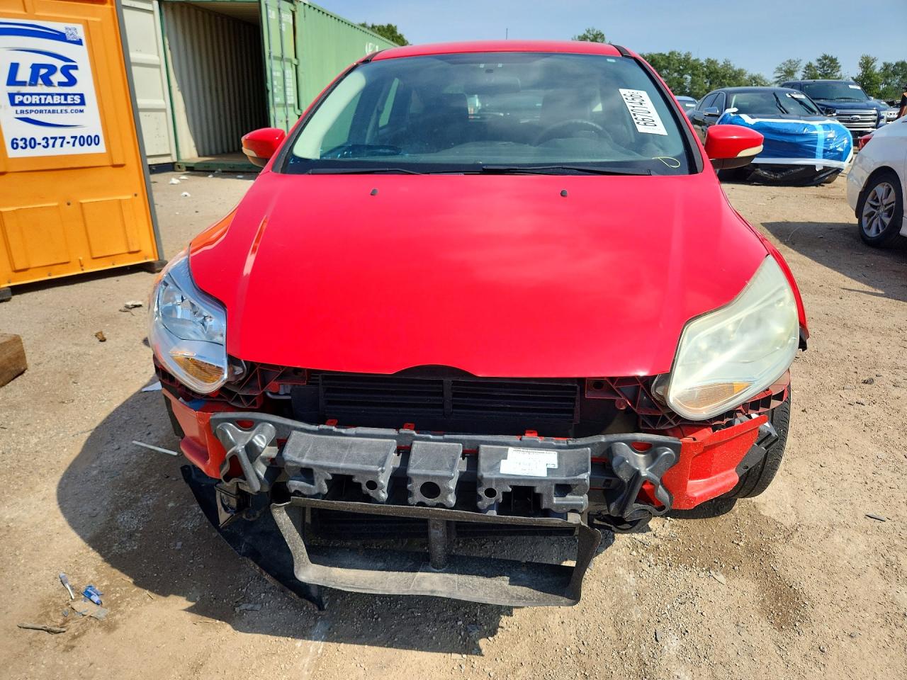 2014 Ford Focus Se Red vin: 1FADP3K28EL462797