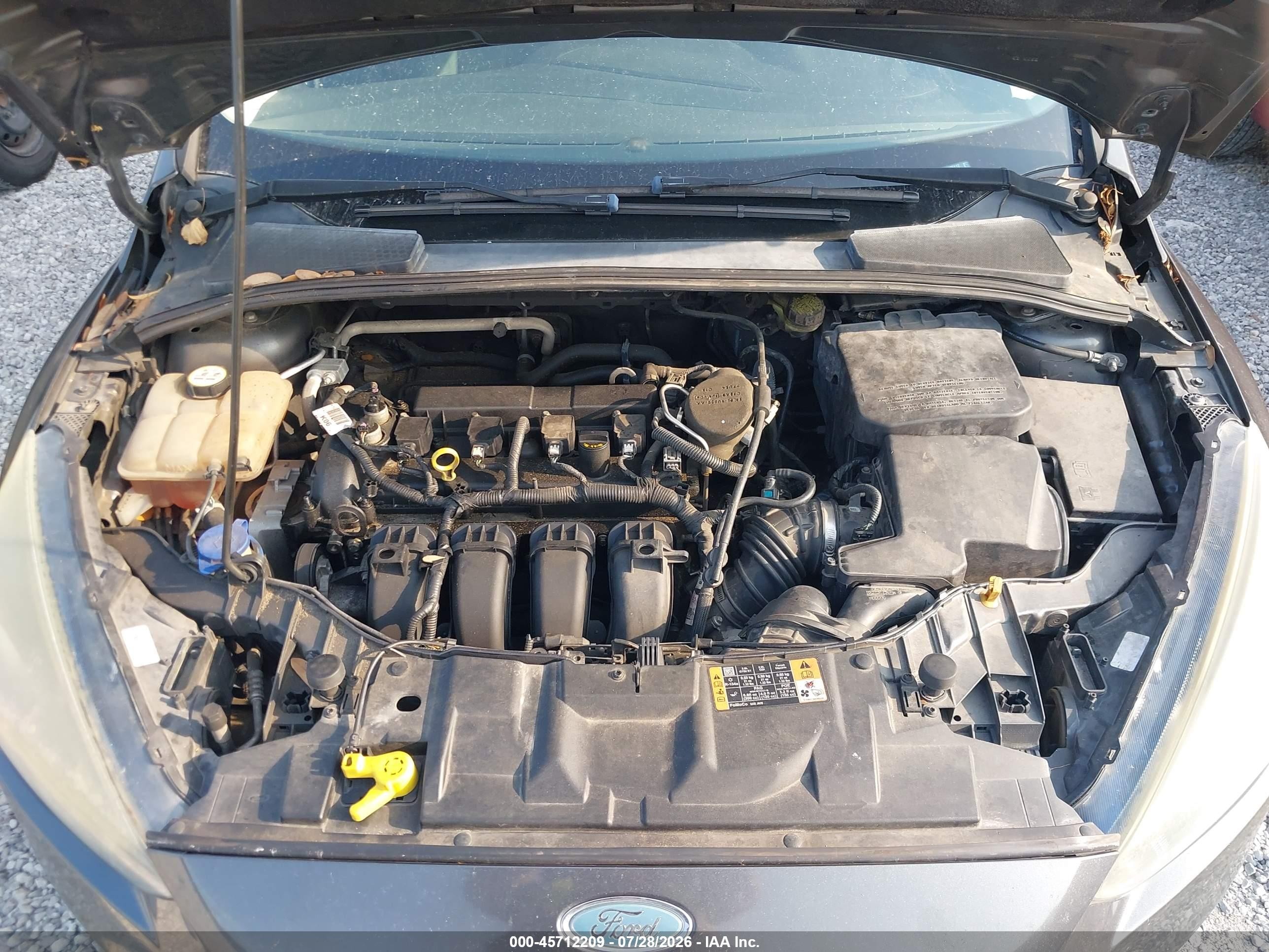 2015 Ford Focus Se Gray vin: 1FADP3K28FL235112