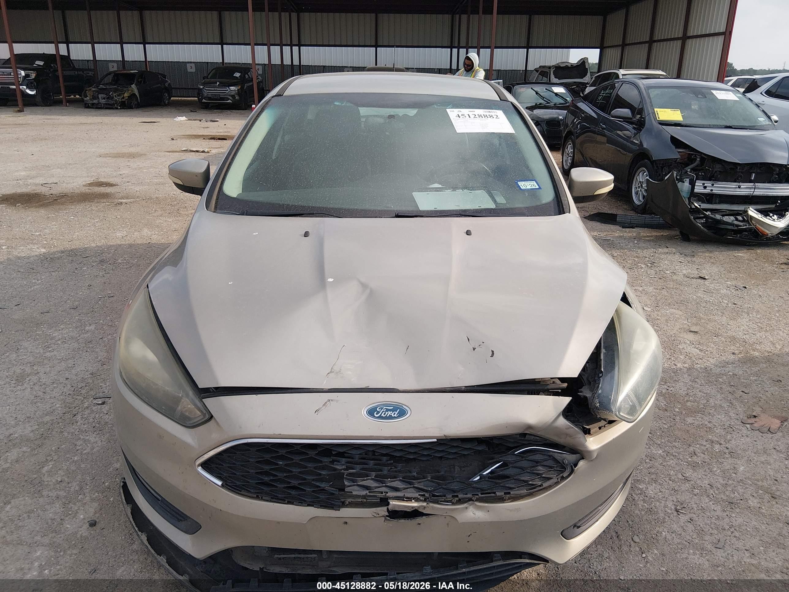 2015 Ford Focus Se Tan vin: 1FADP3K28FL283127