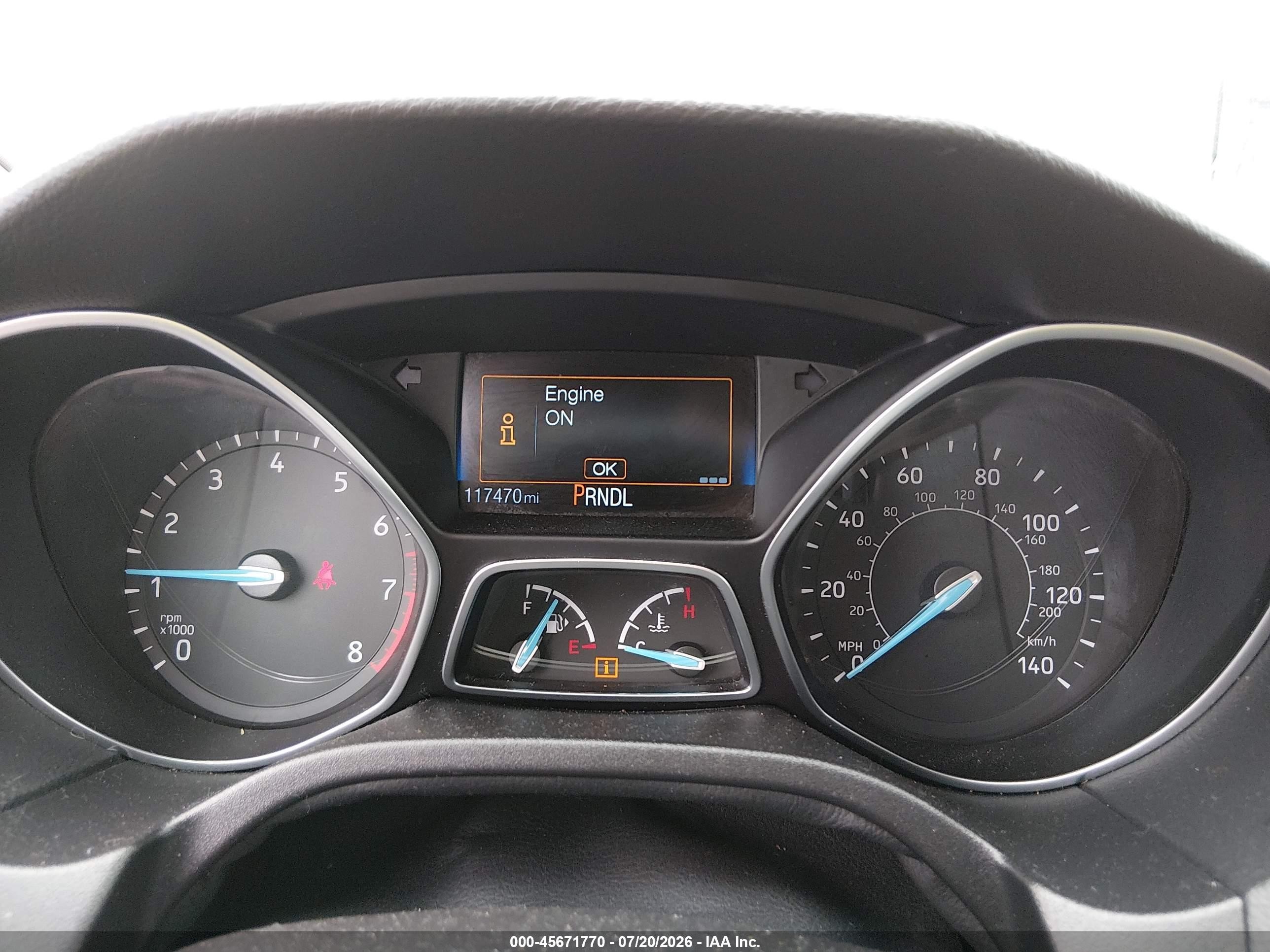 2015 Ford Focus Se Red vin: 1FADP3K28FL342418