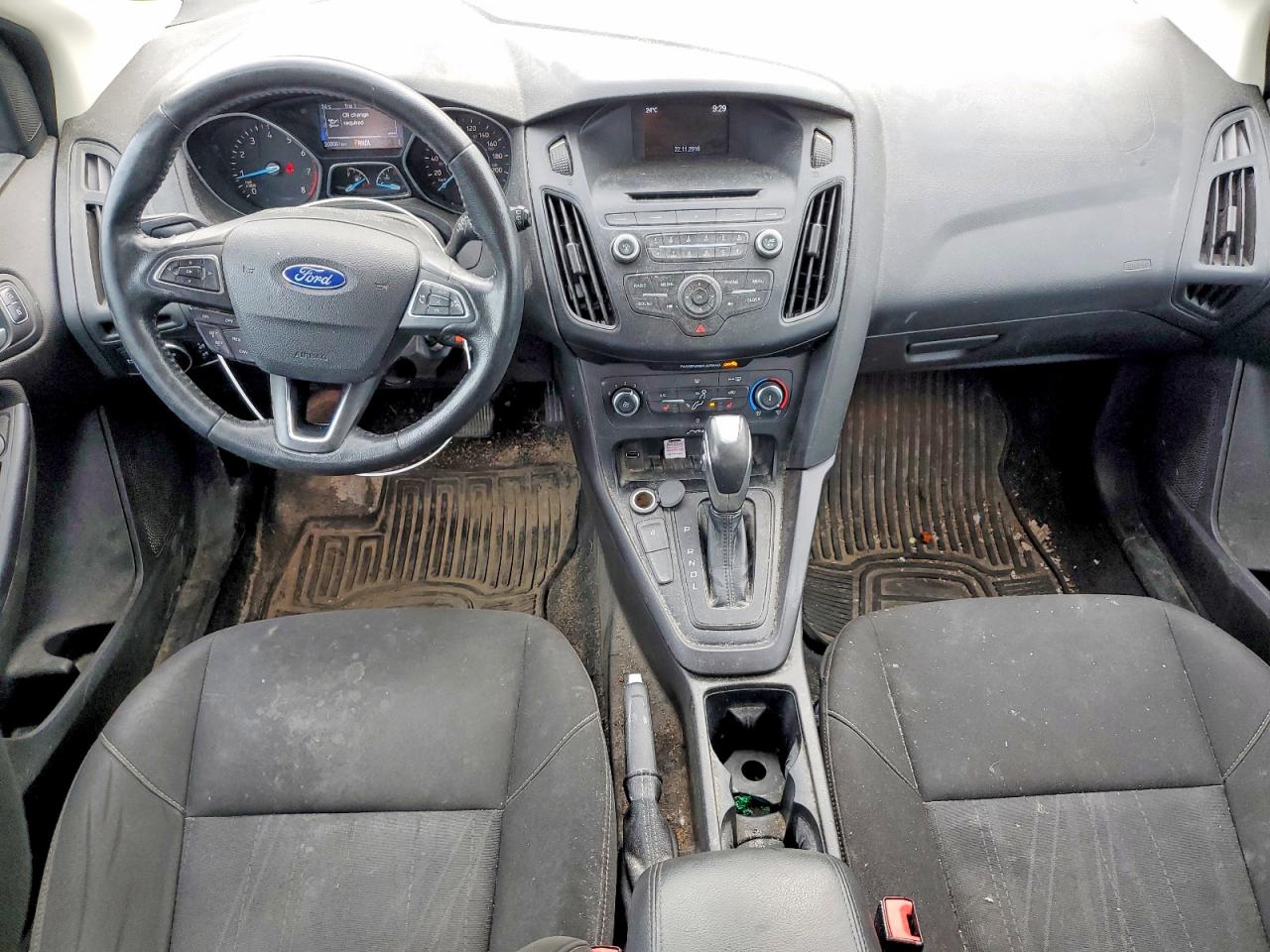2015 Ford Focus Se Gray vin: 1FADP3K28FL351815