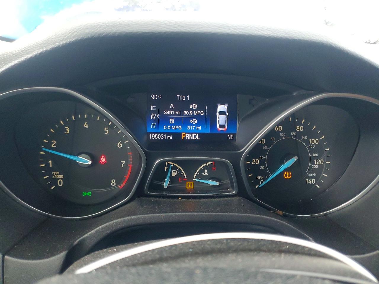 2015 Ford Focus Se Blue vin: 1FADP3K28FL354620