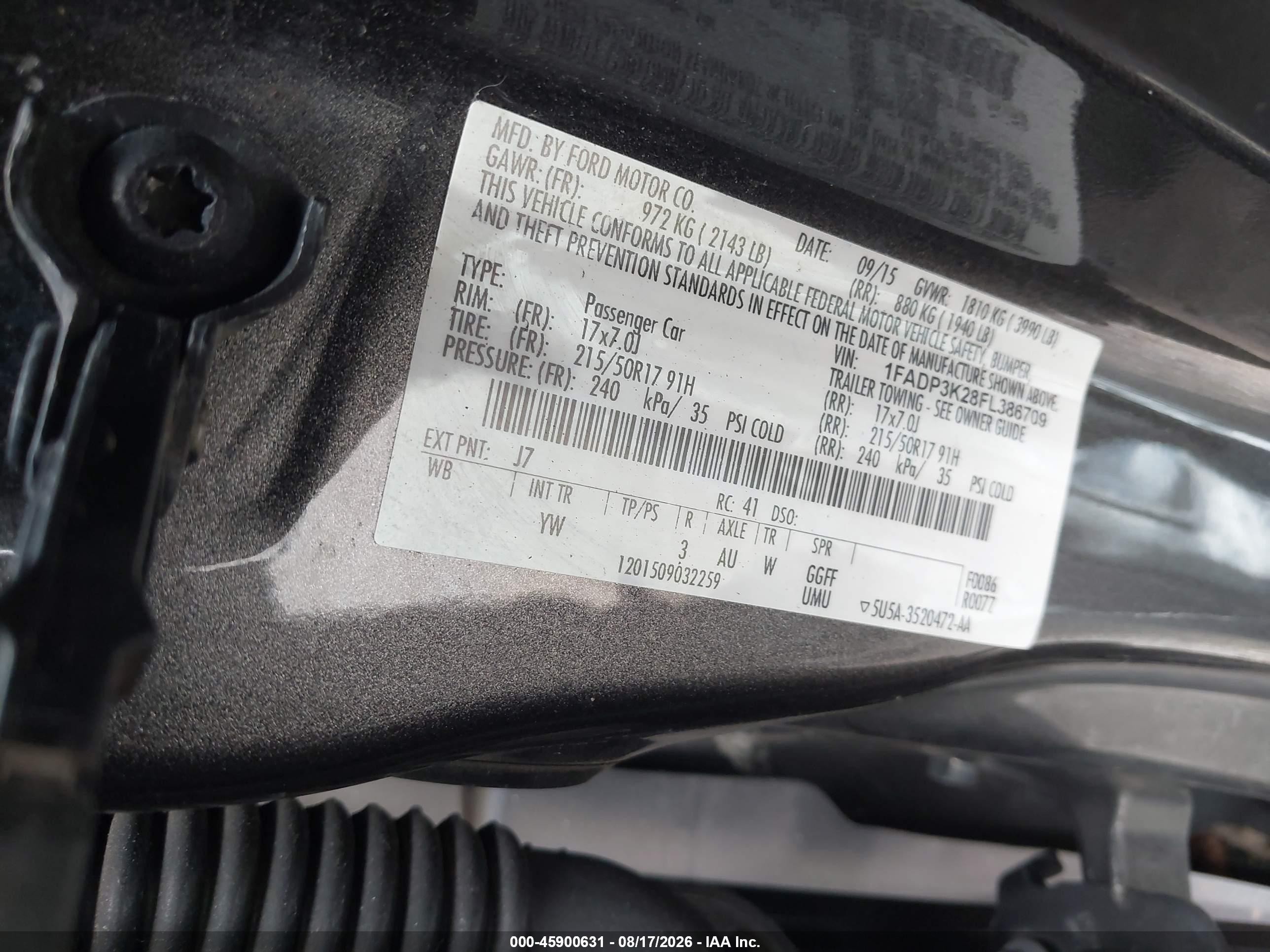 2015 Ford Focus Se Silver vin: 1FADP3K28FL386709