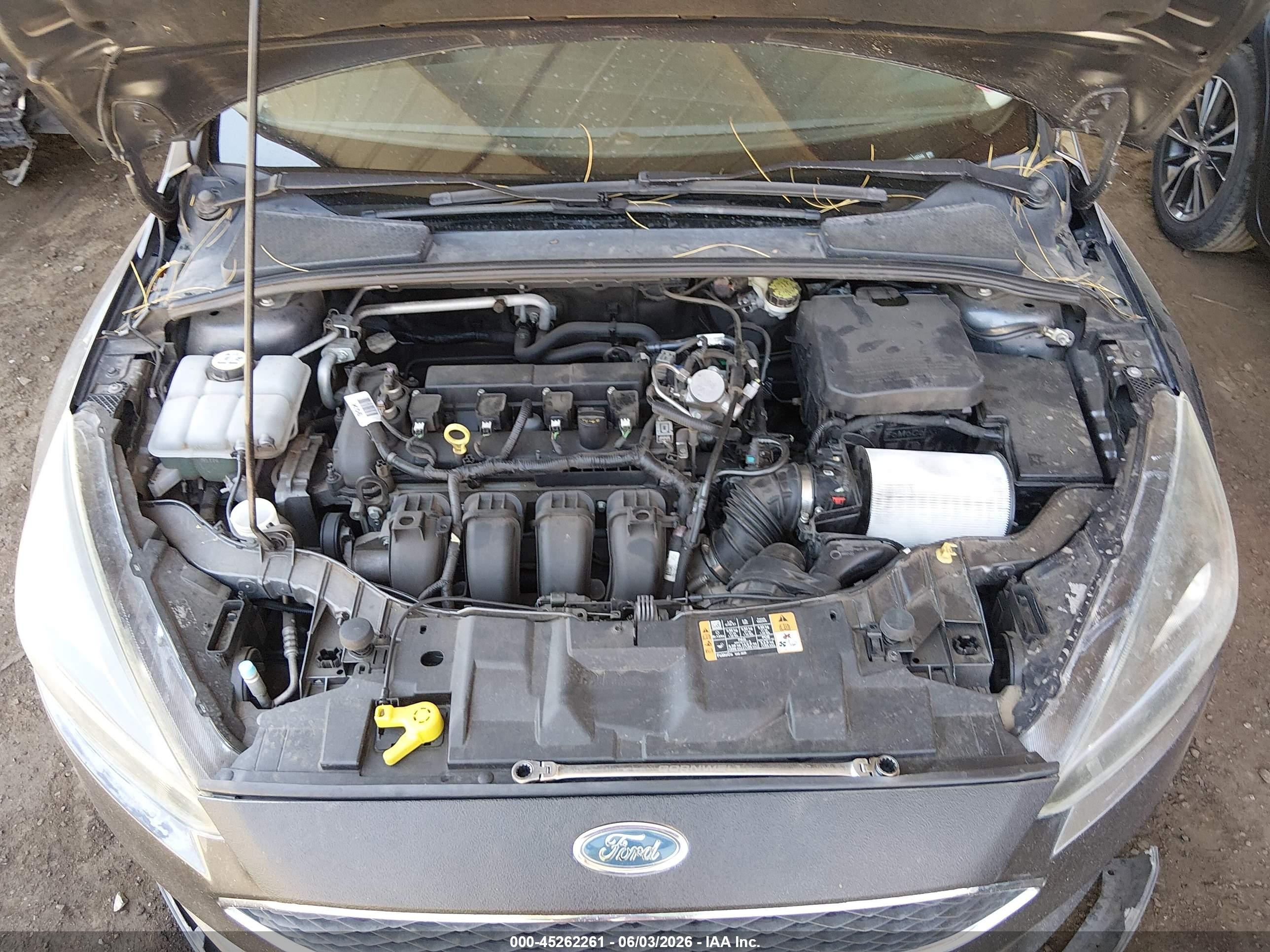 2016 Ford Focus Se Gray vin: 1FADP3K28GL340346