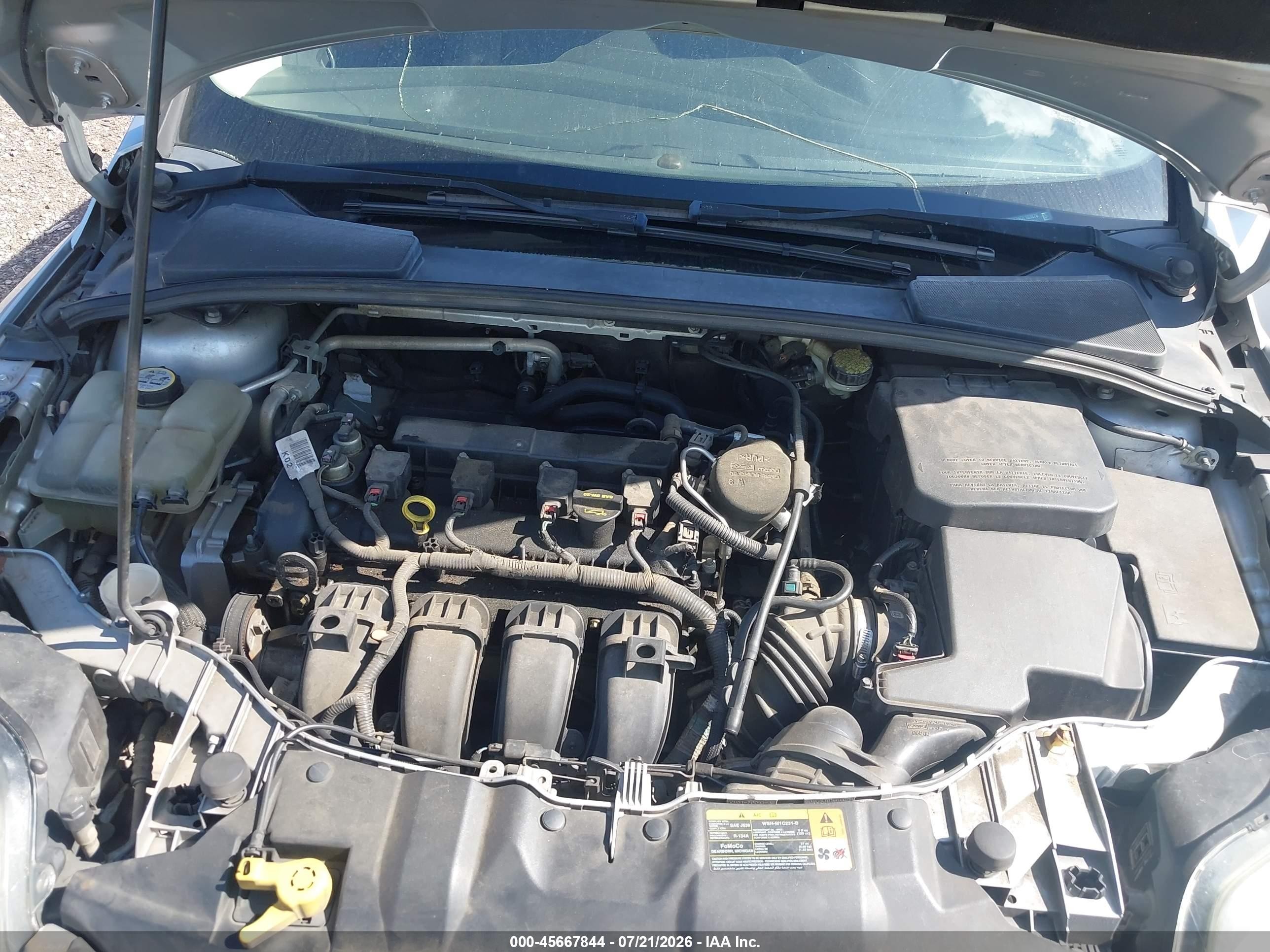 2013 Ford Focus Se Silver vin: 1FADP3K29DL103876