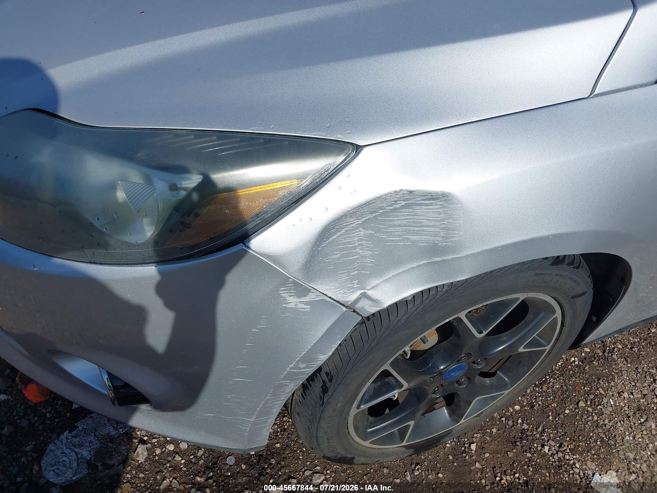 2013 Ford Focus Se Silver vin: 1FADP3K29DL103876