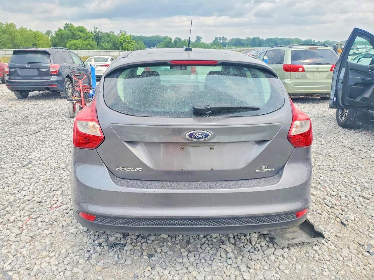 2013 Ford Focus Gray vin: 1FADP3K29DL106437