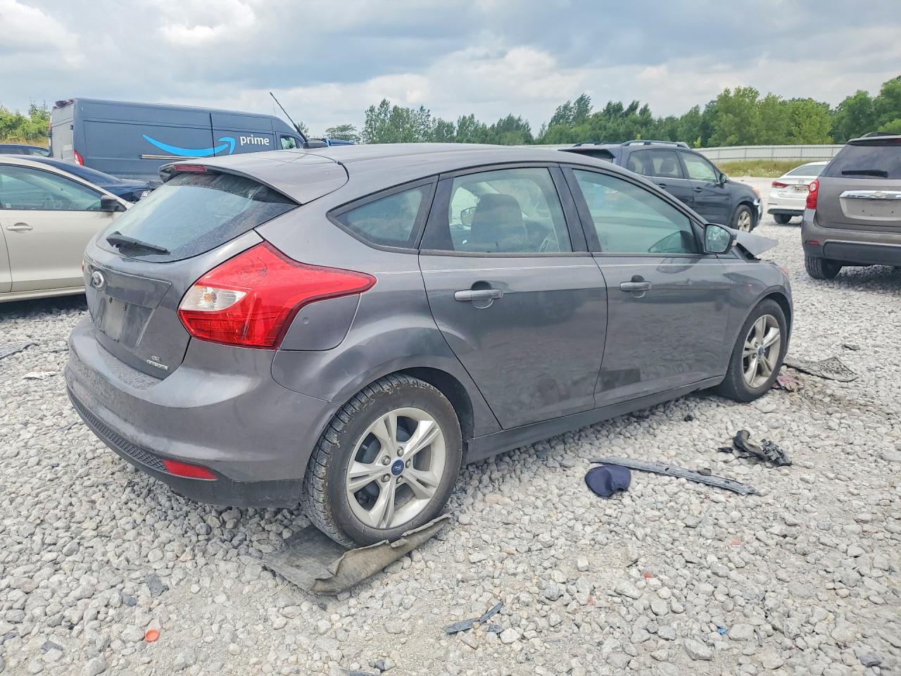 2013 Ford Focus Gray vin: 1FADP3K29DL106437