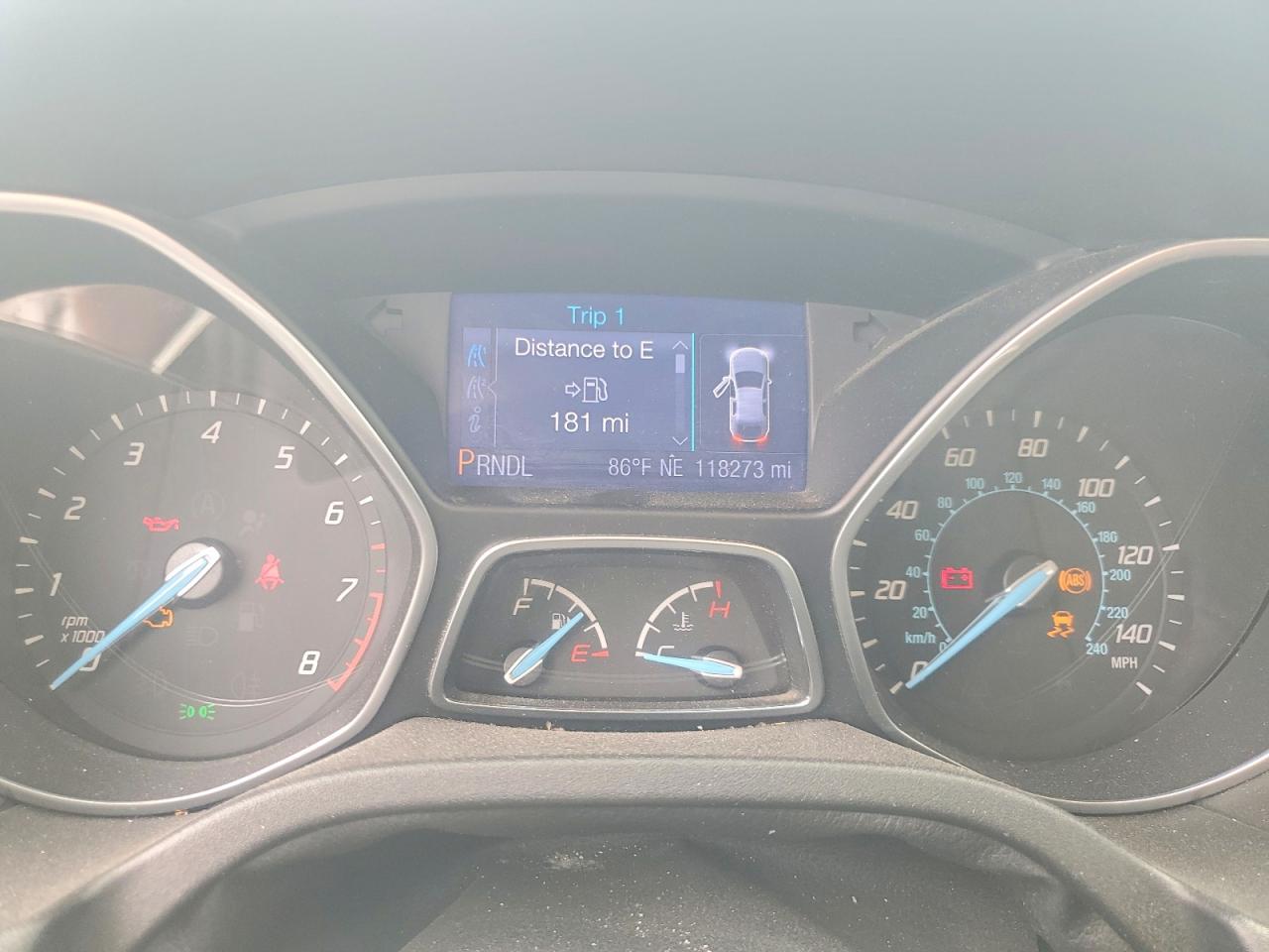 2013 Ford Focus Gray vin: 1FADP3K29DL106437