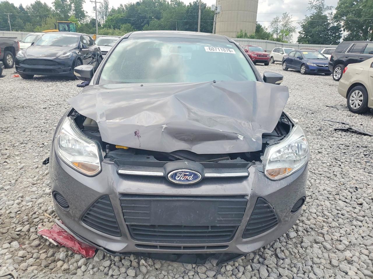 2013 Ford Focus Gray vin: 1FADP3K29DL106437