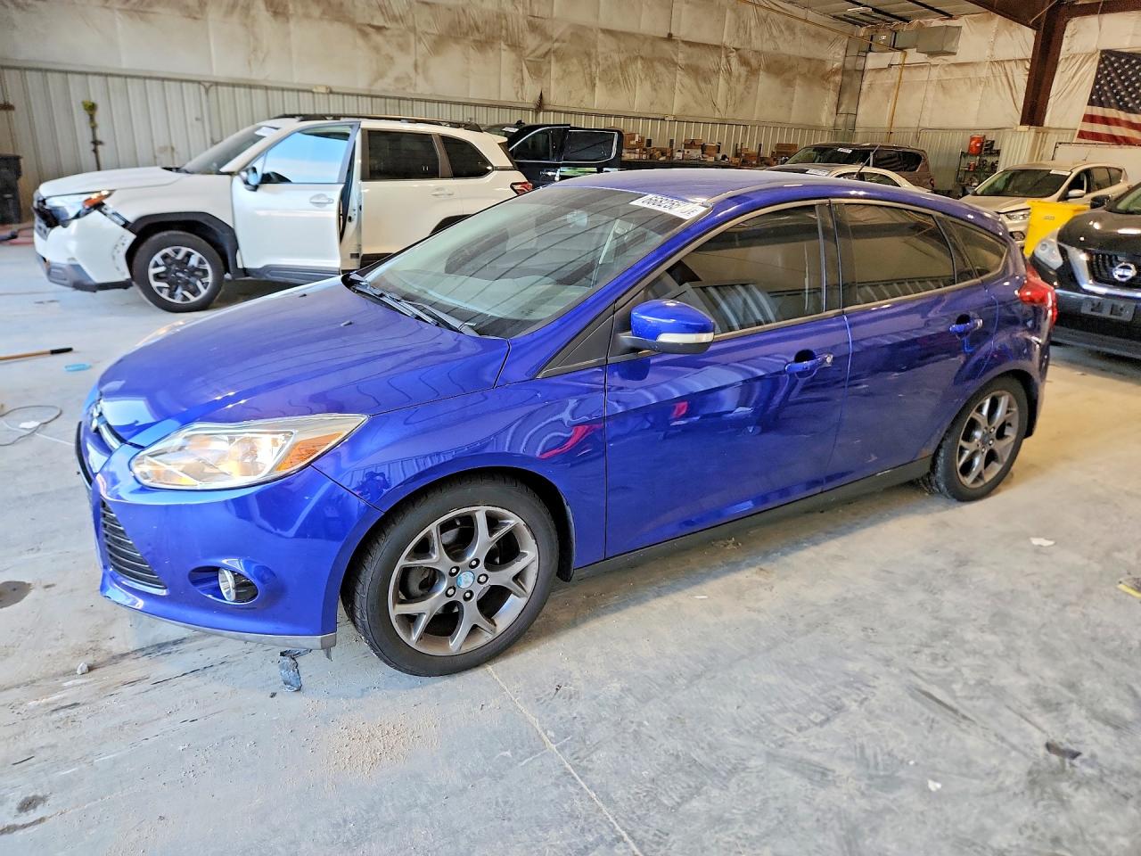 2013 Ford Focus Se Синий vin: 1FADP3K29DL145755