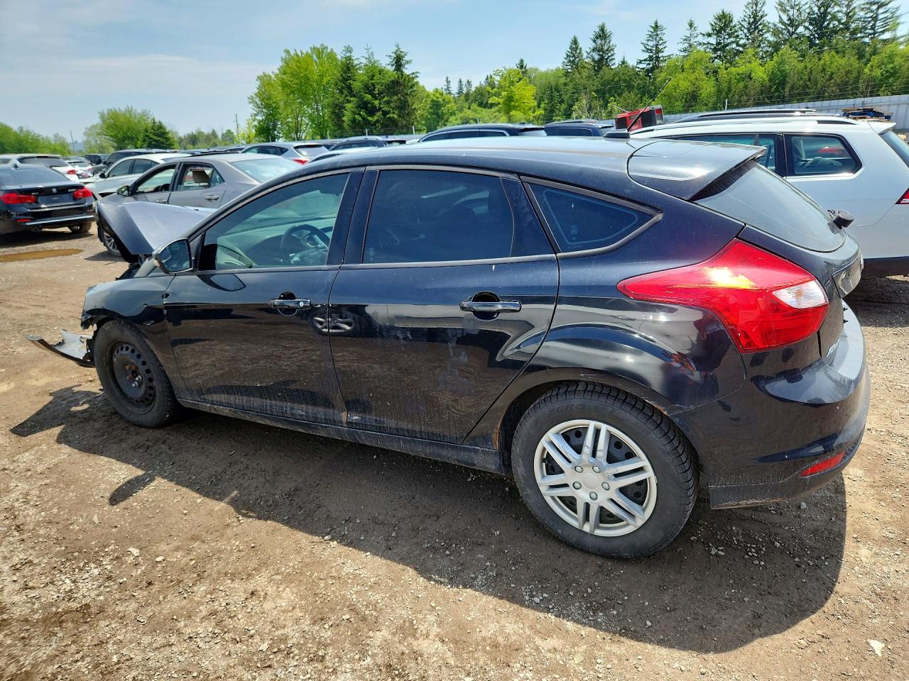2013 Ford Focus Se Black vin: 1FADP3K29DL154312