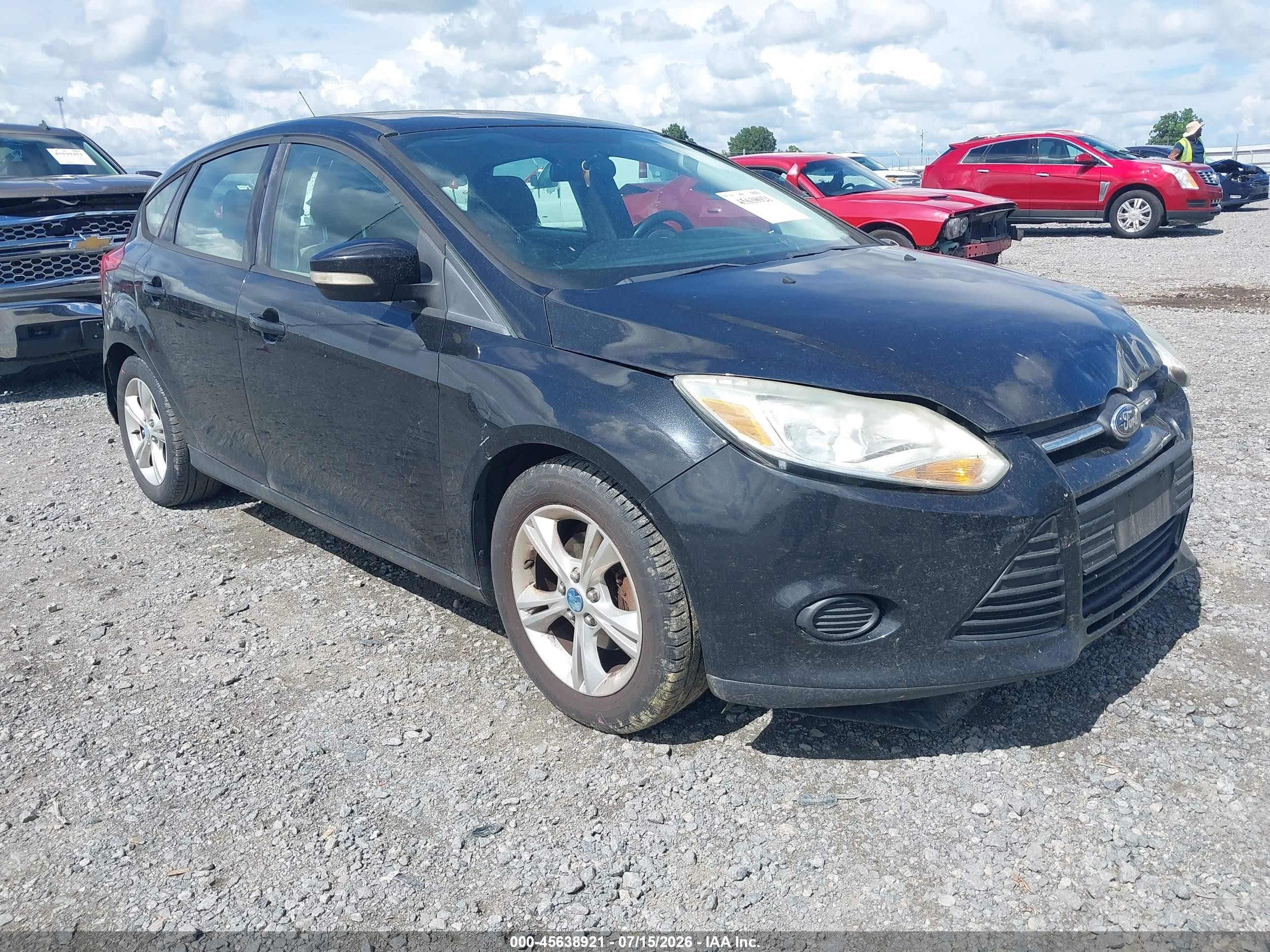 2013 Ford Focus Se Black vin: 1FADP3K29DL183924