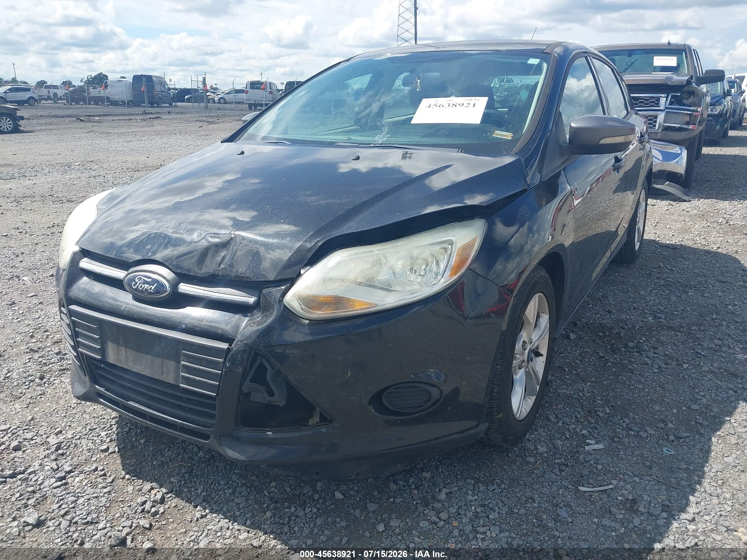 2013 Ford Focus Se Черный vin: 1FADP3K29DL183924